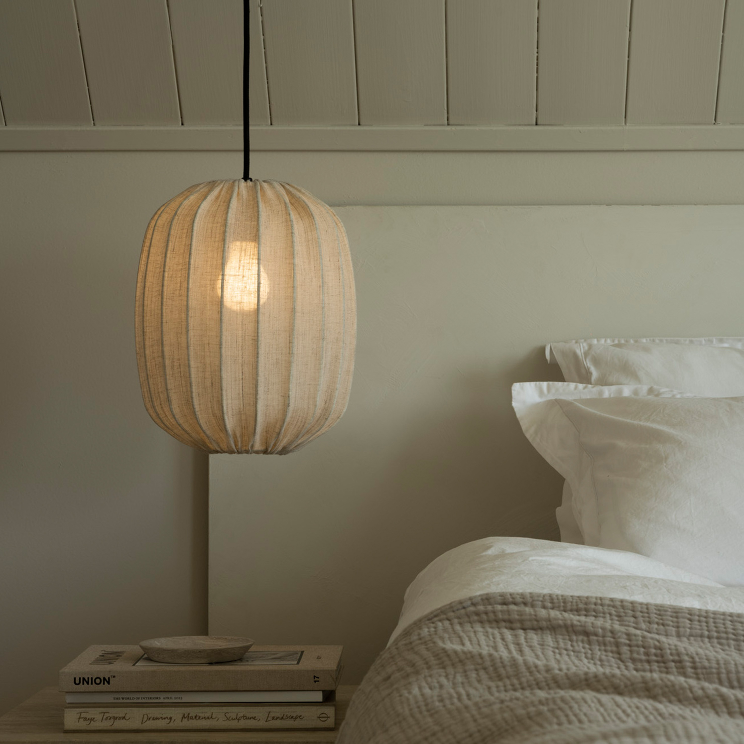 Watt &amp; Veke Prisma Lampeskjerm Linen Natural Ø25