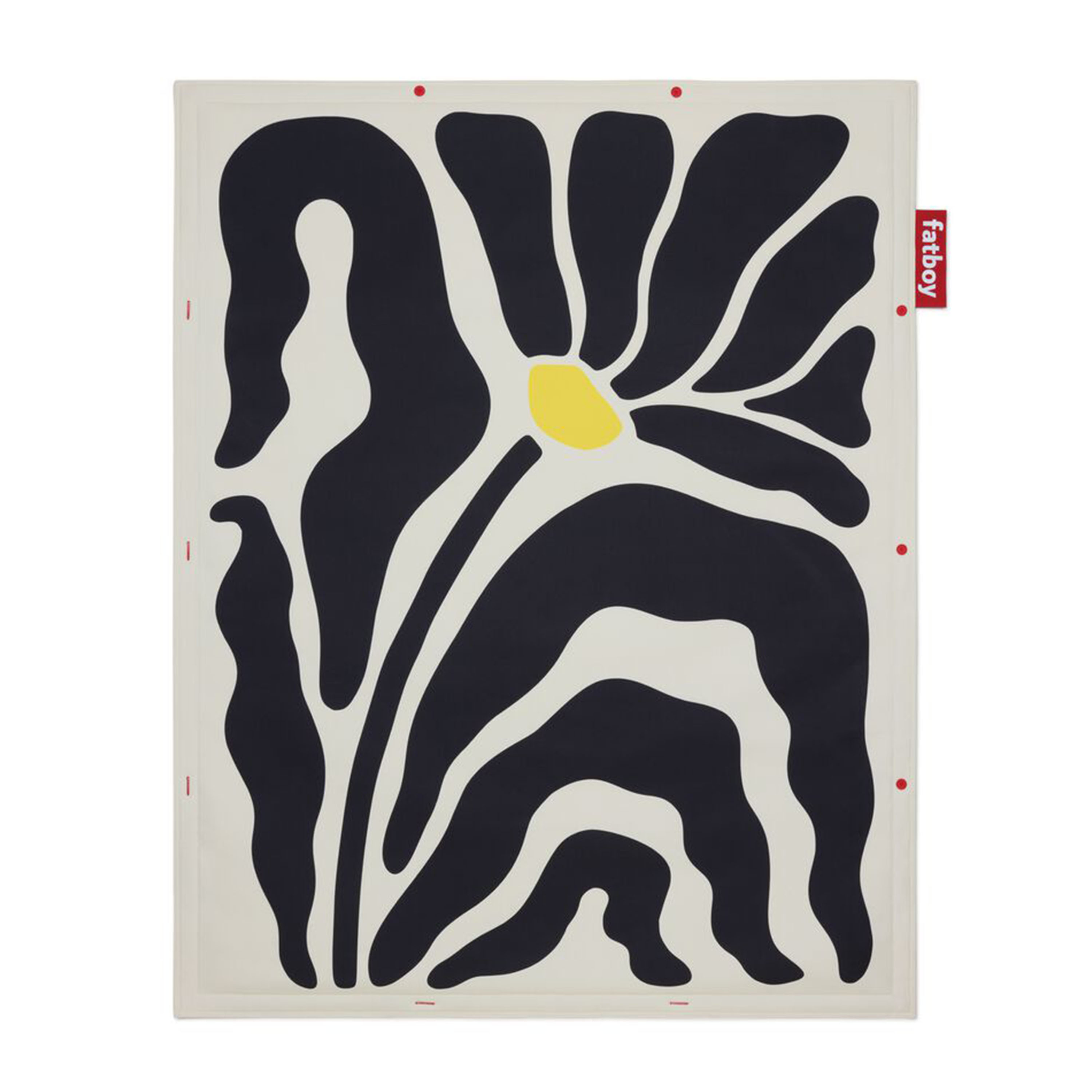 Flying Carpet Utomhusmatta Botanic Creme/Black