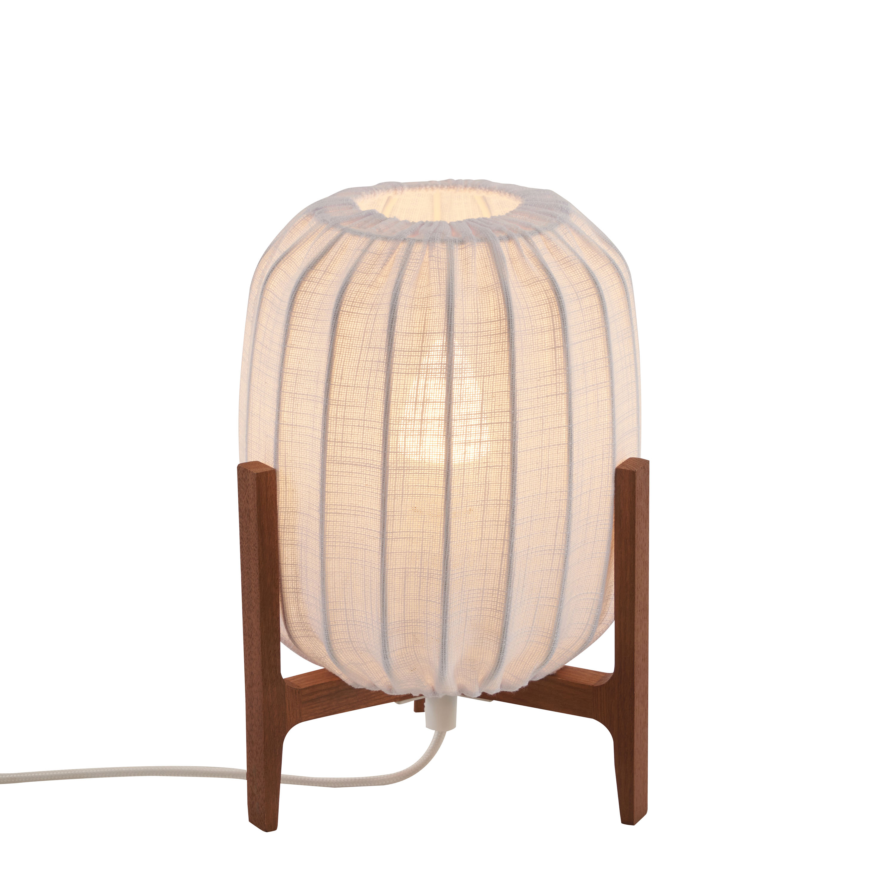 Watt &amp; Veke Prisma Tischleuchte Dark Ash/White 24cm