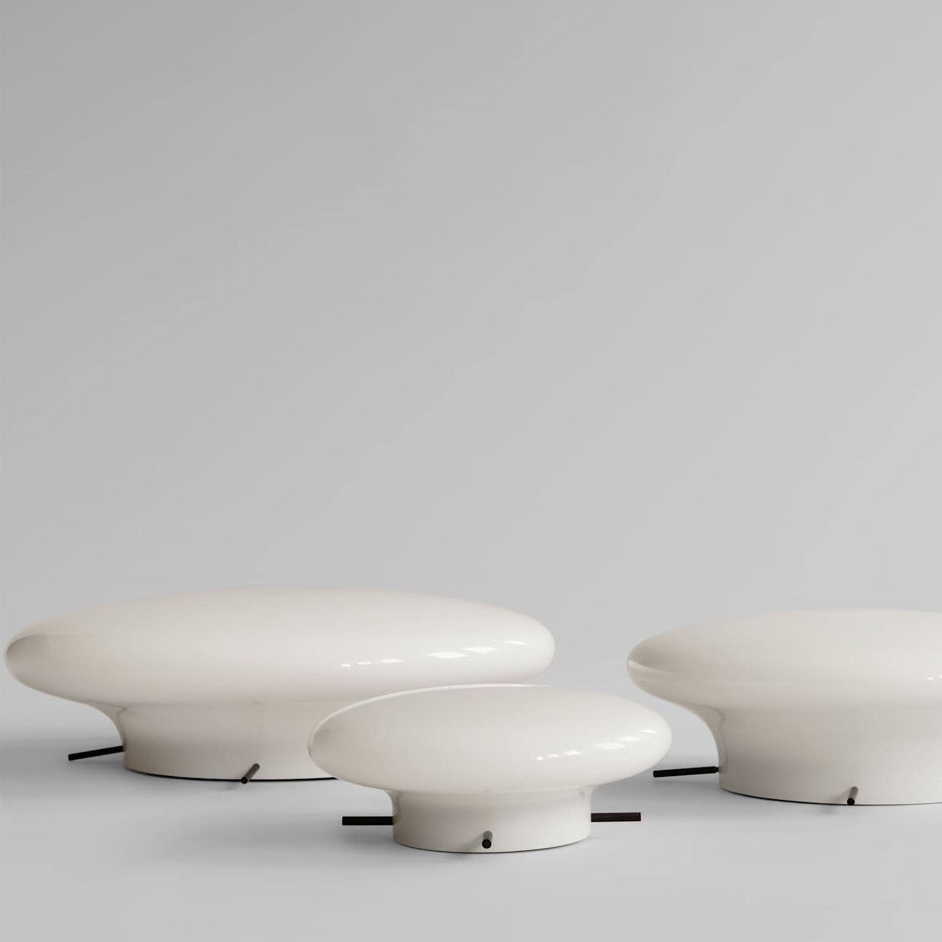 101 Copenhagen Hikari Vegglampe Opal White Ø45