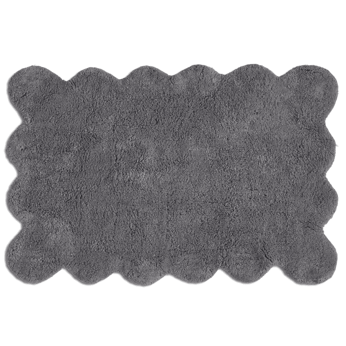 Classic Collection - Clam Badrumsmatta Grå 60x90 - Badrumsmattor, Toalettmattor