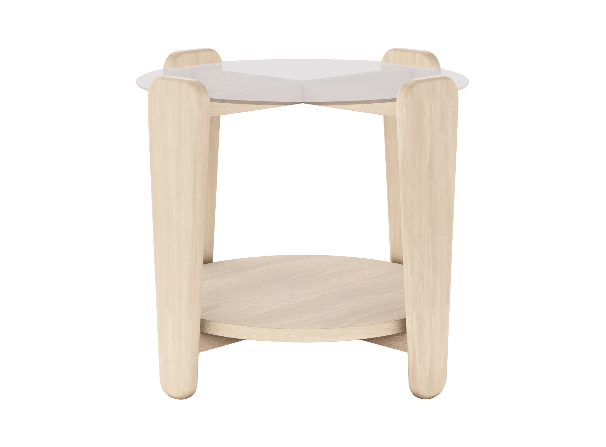 Rowico Home Arran Soffbord Vitpigmenterad Ø52