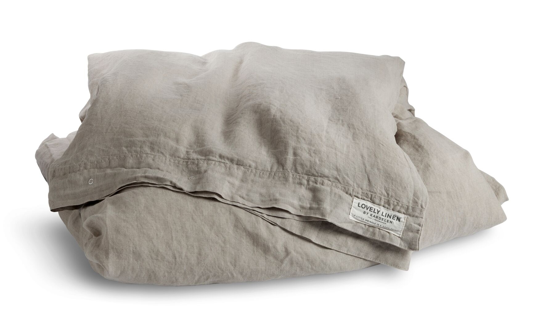 Lovely Linen - Misty Dynetrekk Lin Meadow 240x220 - Beige