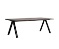 Carradale Matbord V-ben Brun/Svart 220cm