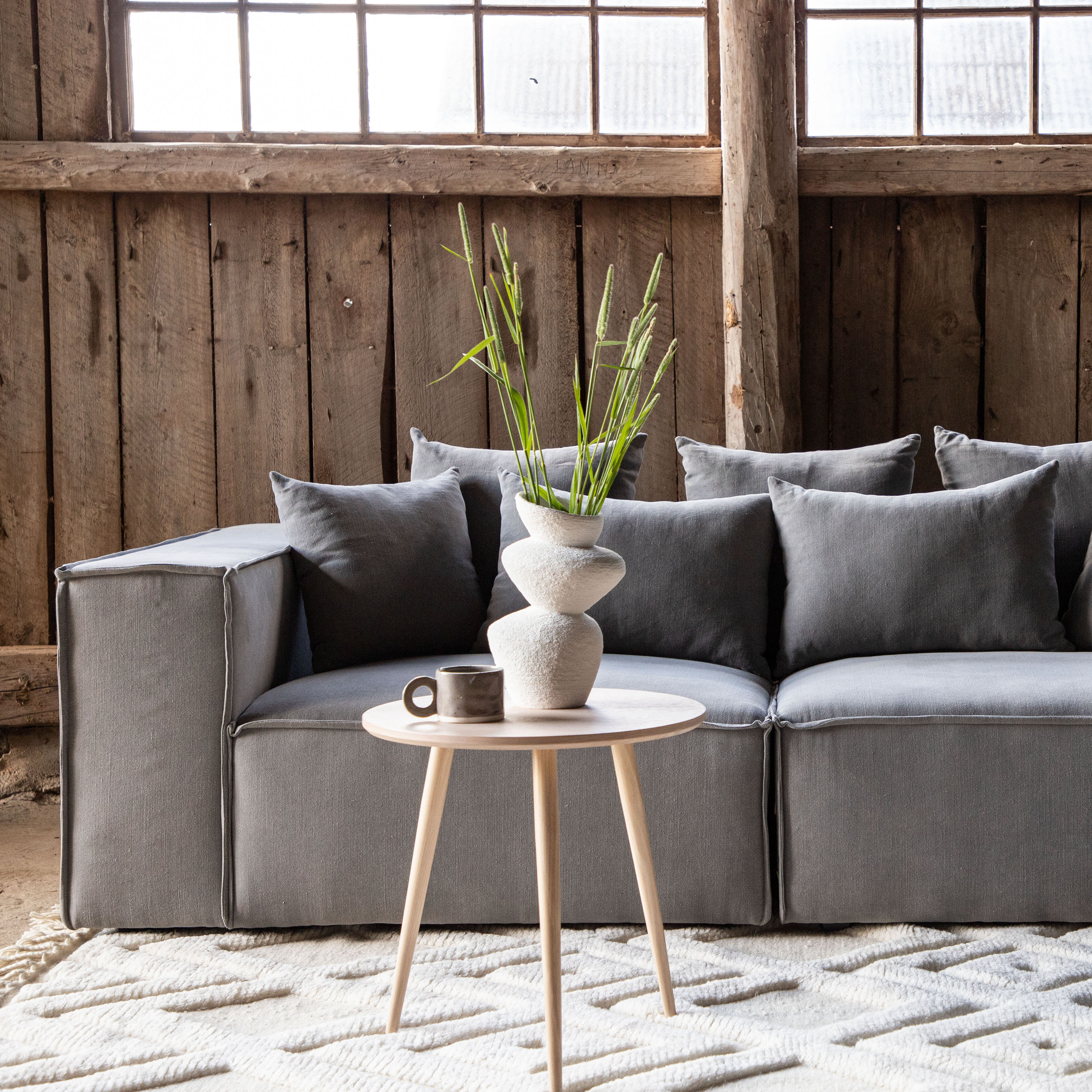 Vind Gillholmen 3-sits Soffa Linen Grey