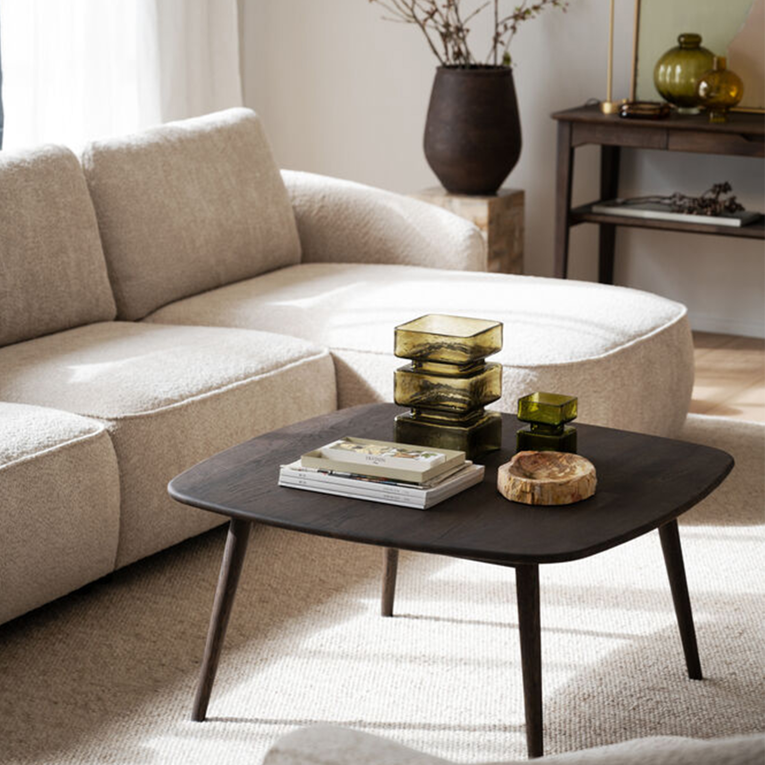 Rowico Home Tompkins Soffbord Brun 90x90cm