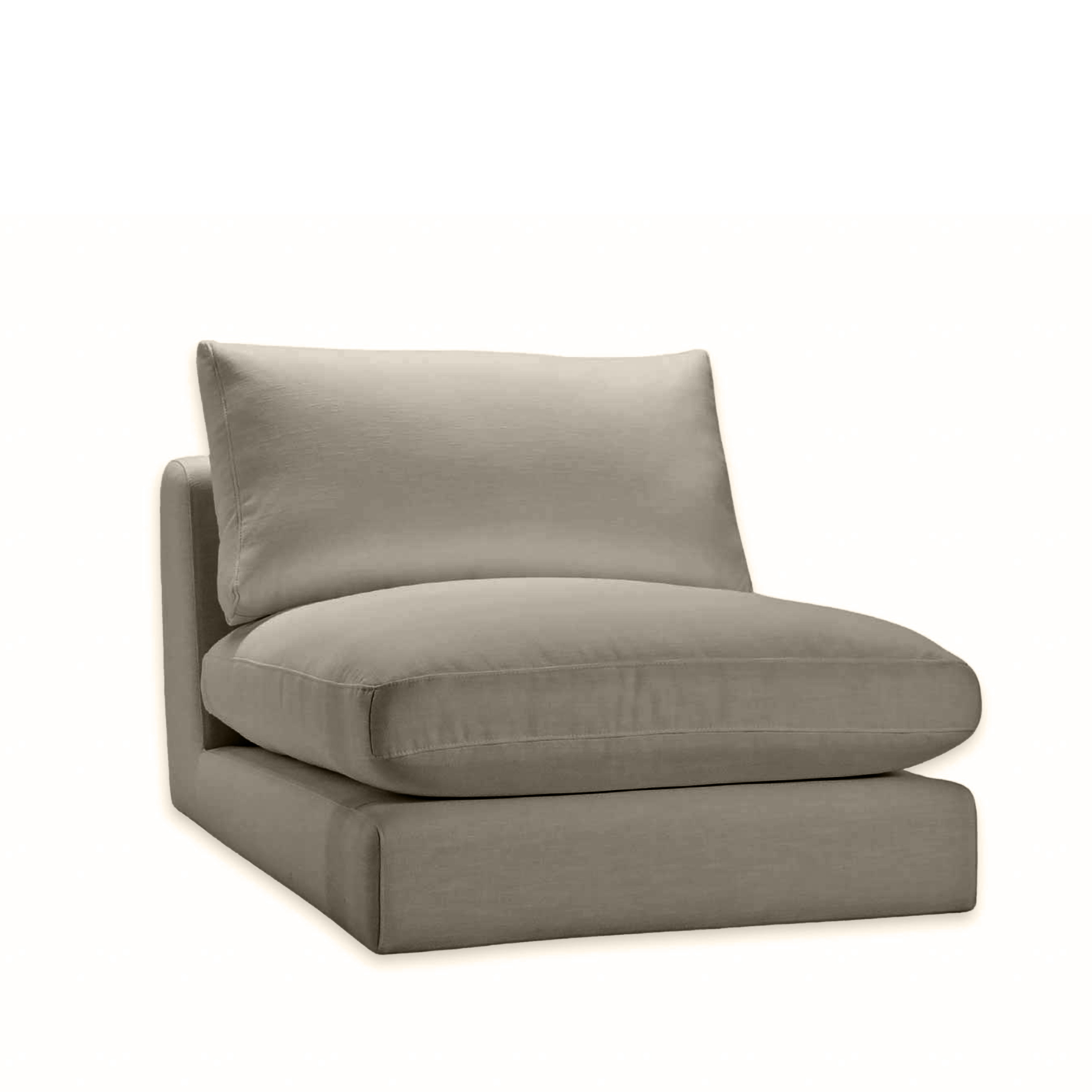 Capri 1-sits Soffmodul Taupe 85cm