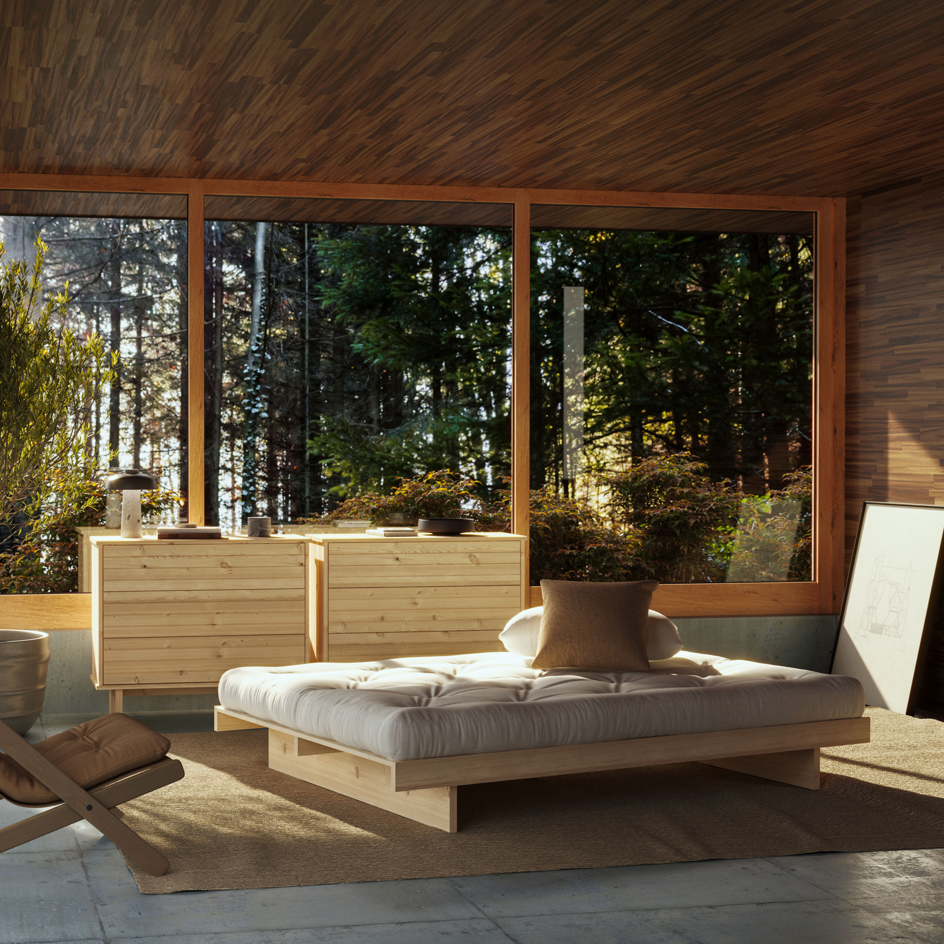 Karup Design Kanso Bed Frame Raw 160cm