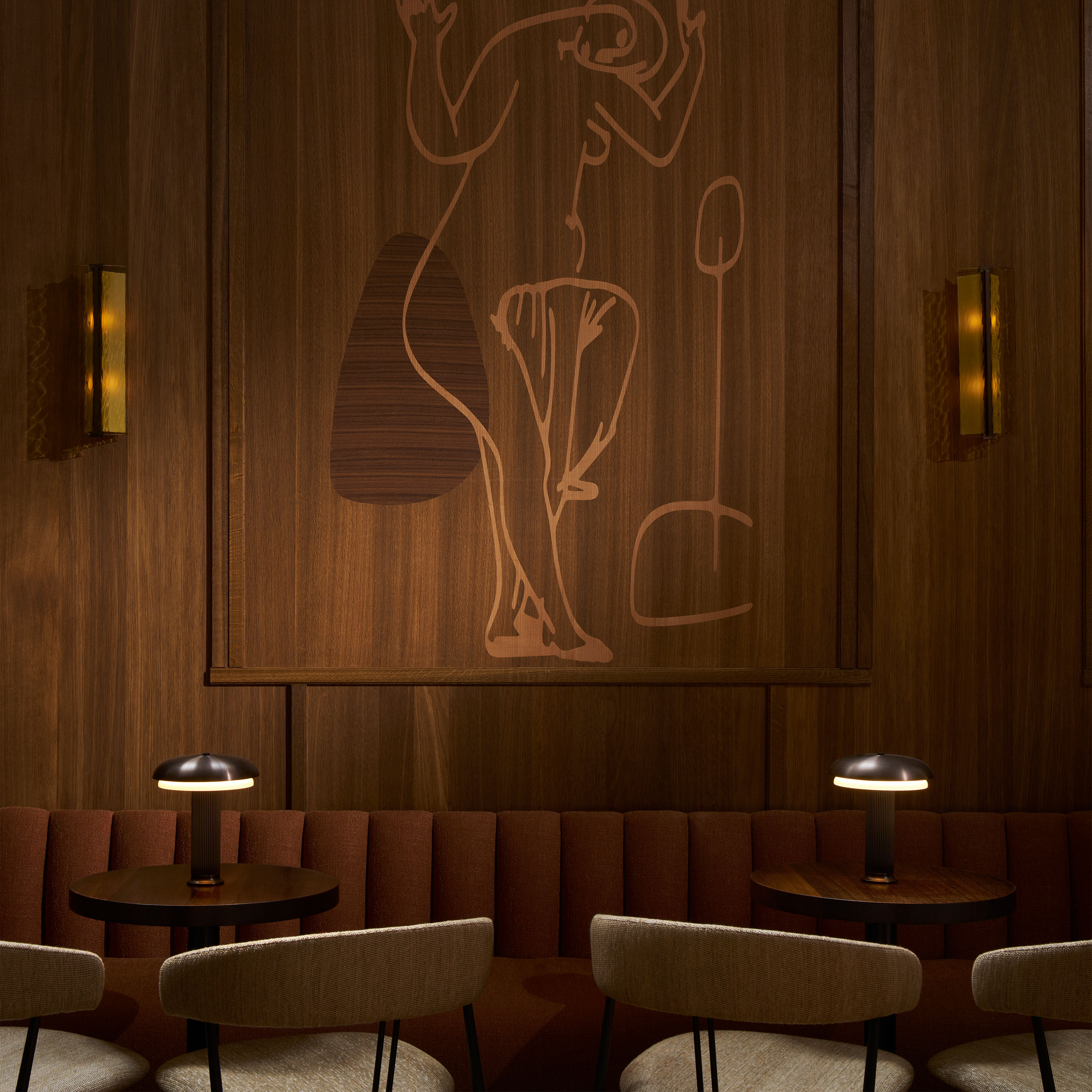 LYFA Ryff Vägglampa Bronze