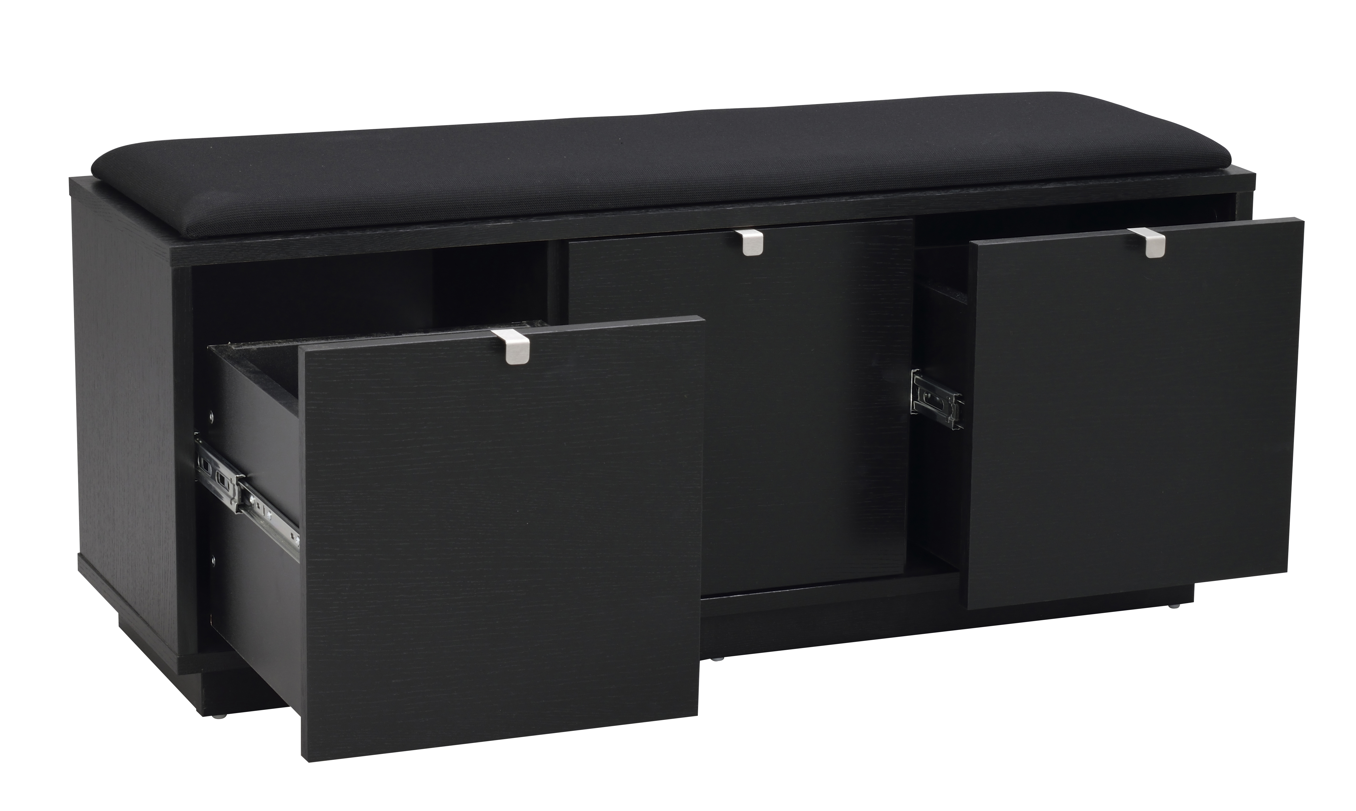 Rowico Home Confetti Bänk 3 Svartlackad/Svart