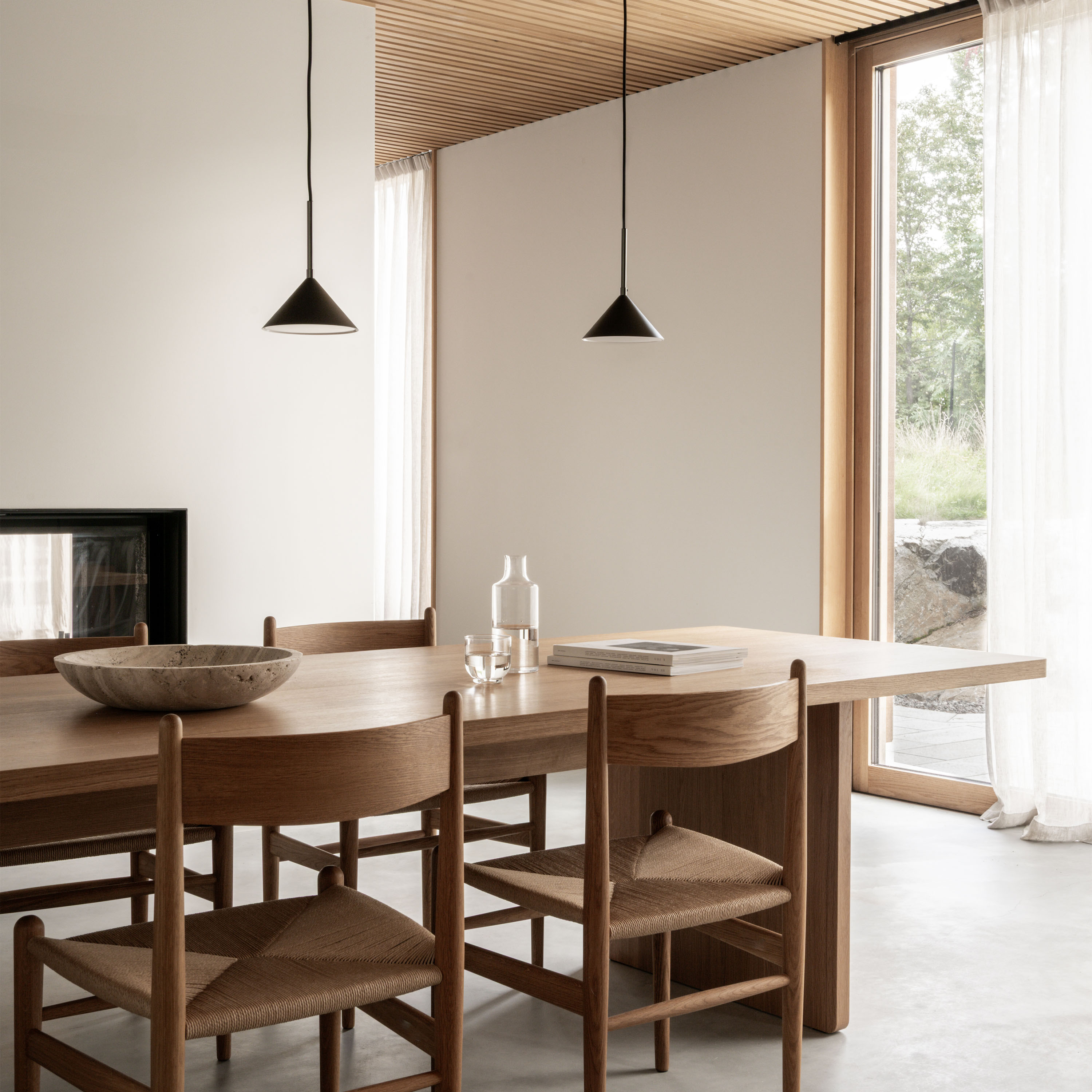 Watt &amp; Veke Kuro Deckenleuchte Black Ø17