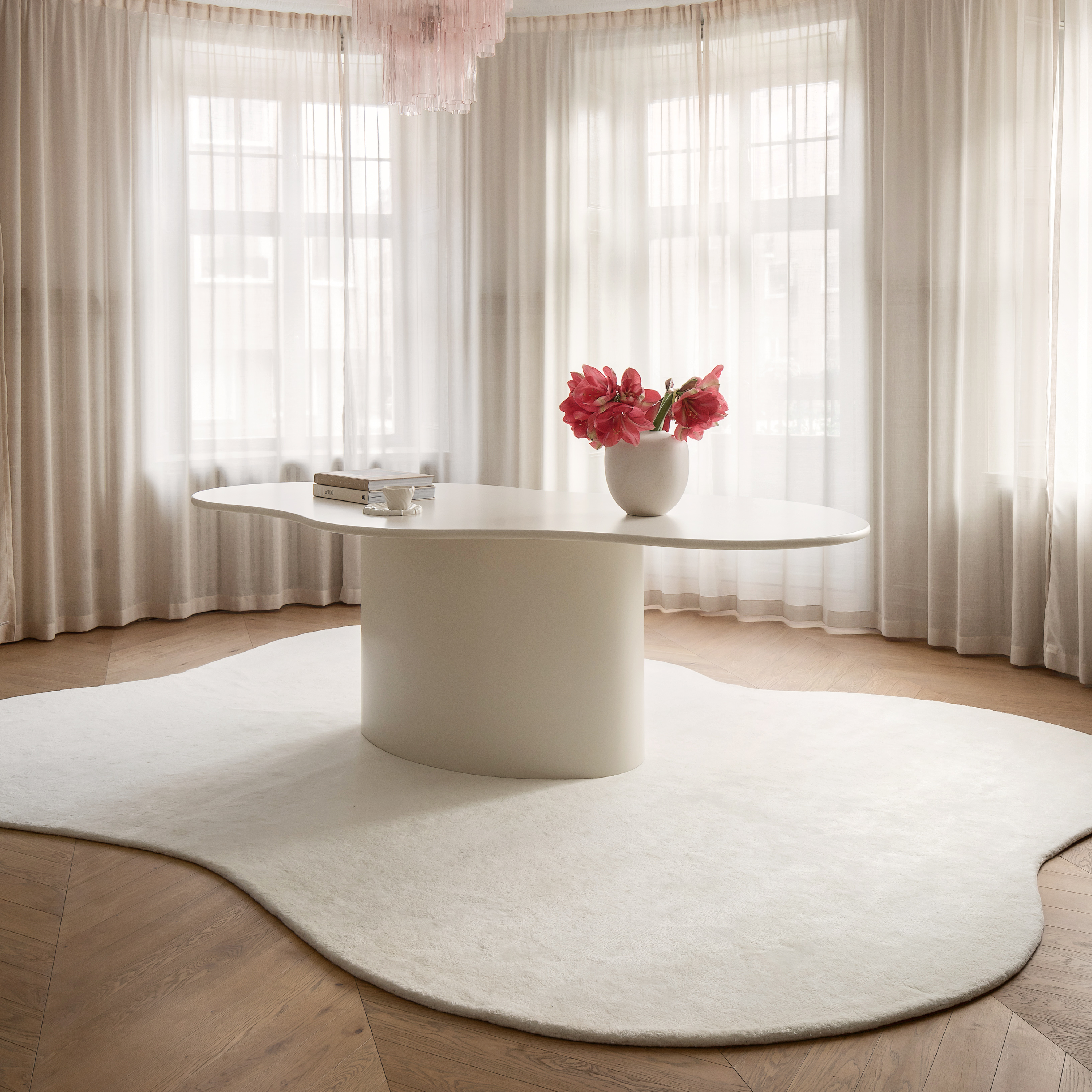 Sleepo Collection Sunday Matbord Creme 230cm