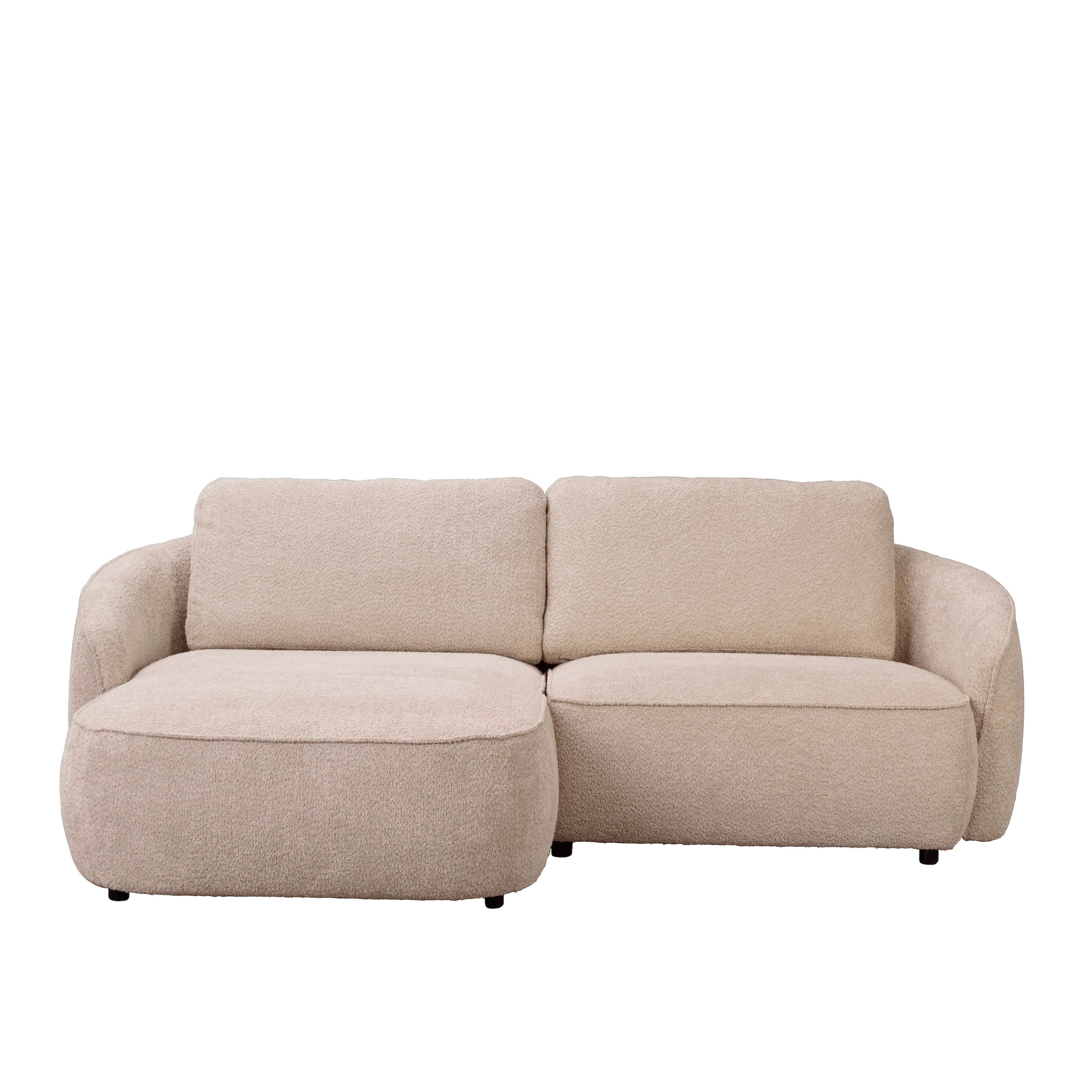 Norris 3-sits Soffa Schäslong Vänster Ljusbeige 226cm