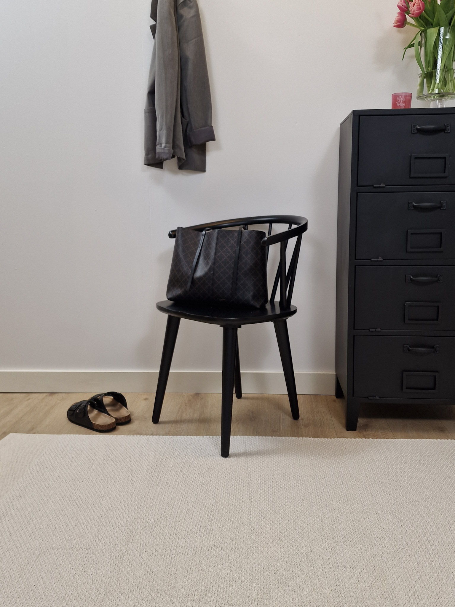 KM Carpets Emmy Bomullsmatta Creme 240x240