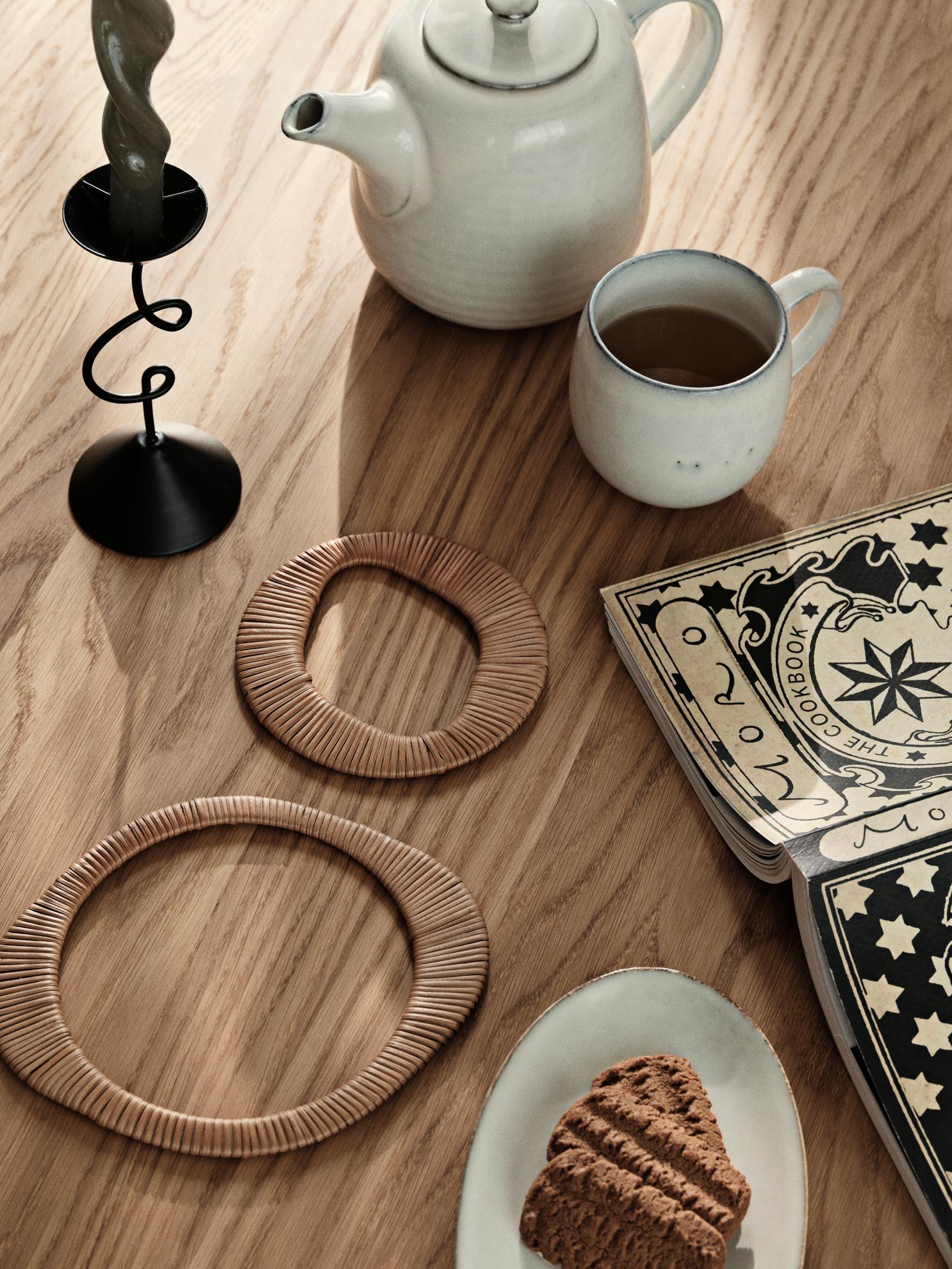 Broste Copenhagen Selma Ljusstake Black 19cm