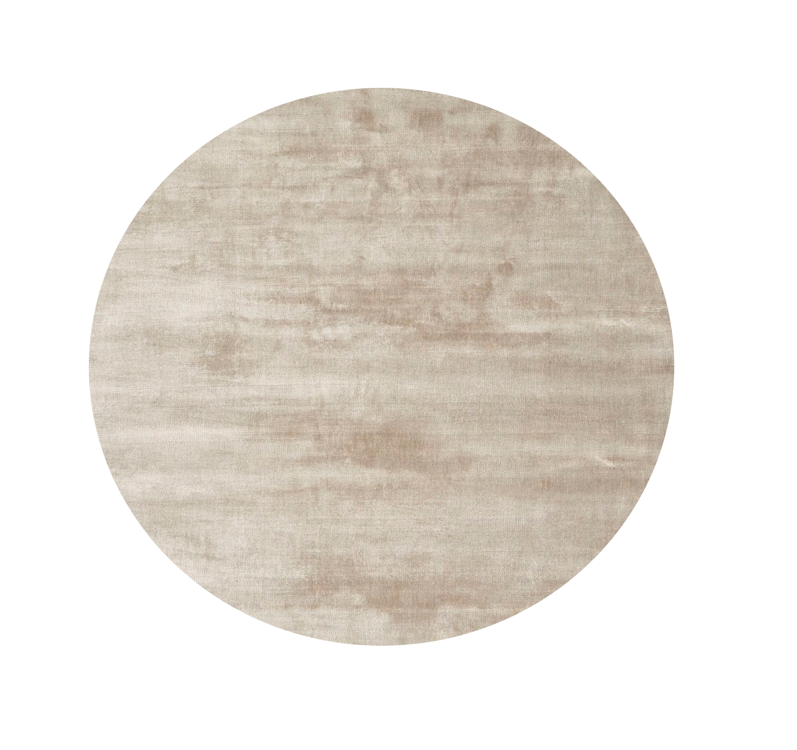 Linie Design - Lucens Rund Viskosmatta Natural Ø200 - Beige