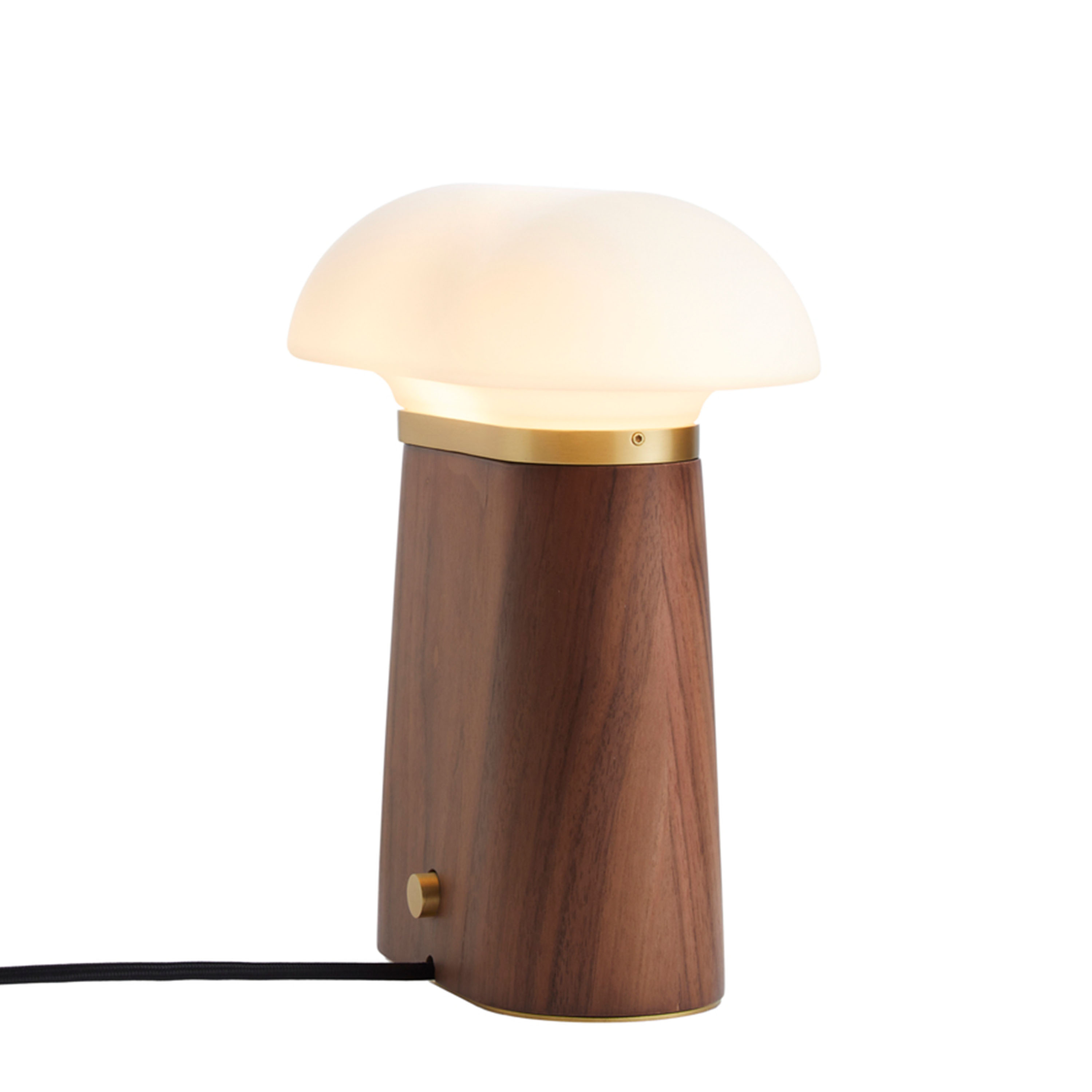 Woud Nova Bordlampe Valnøtt 27 cm