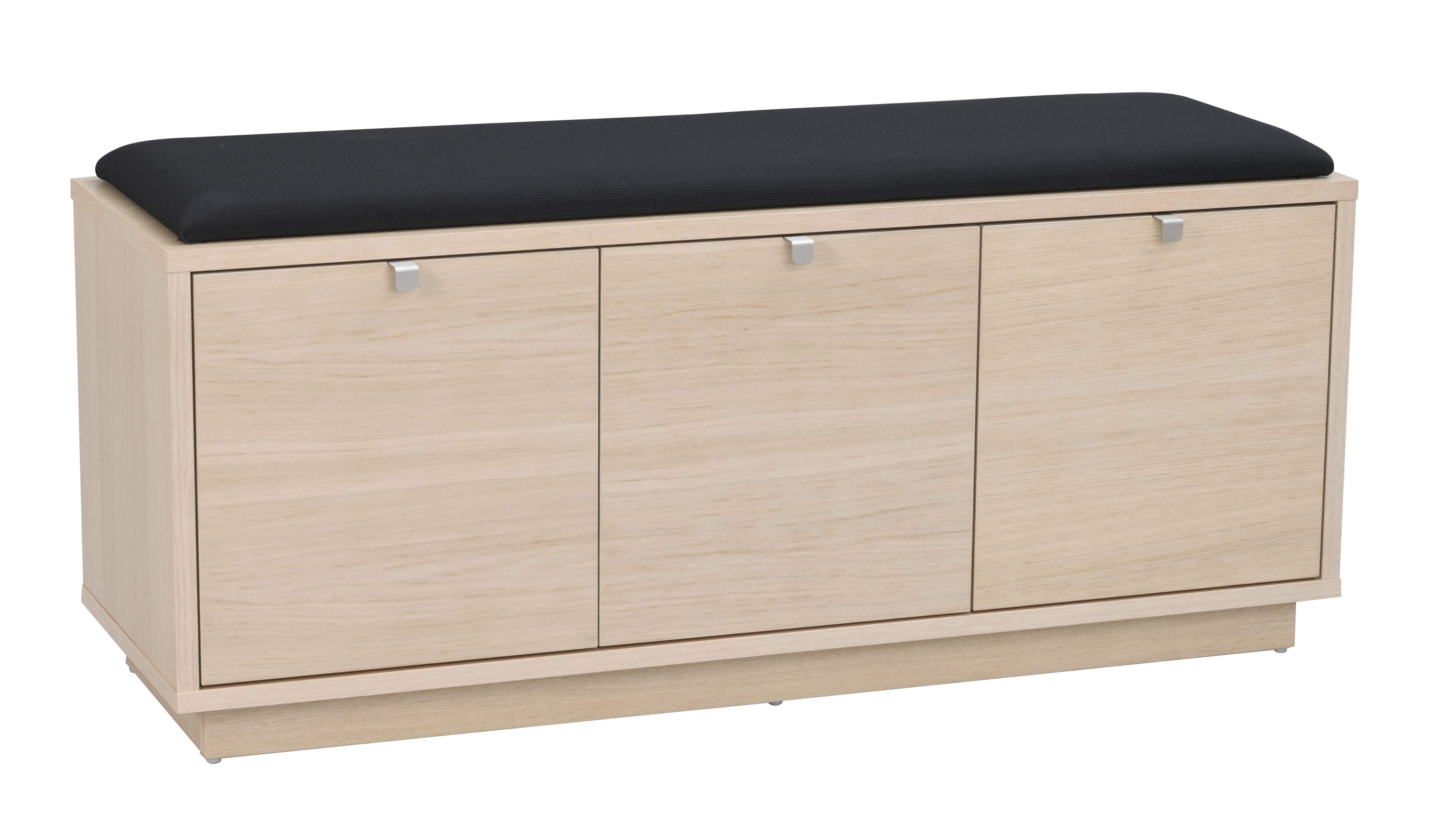 Confetti Bänk 3 Vitpigmenterad/Svart