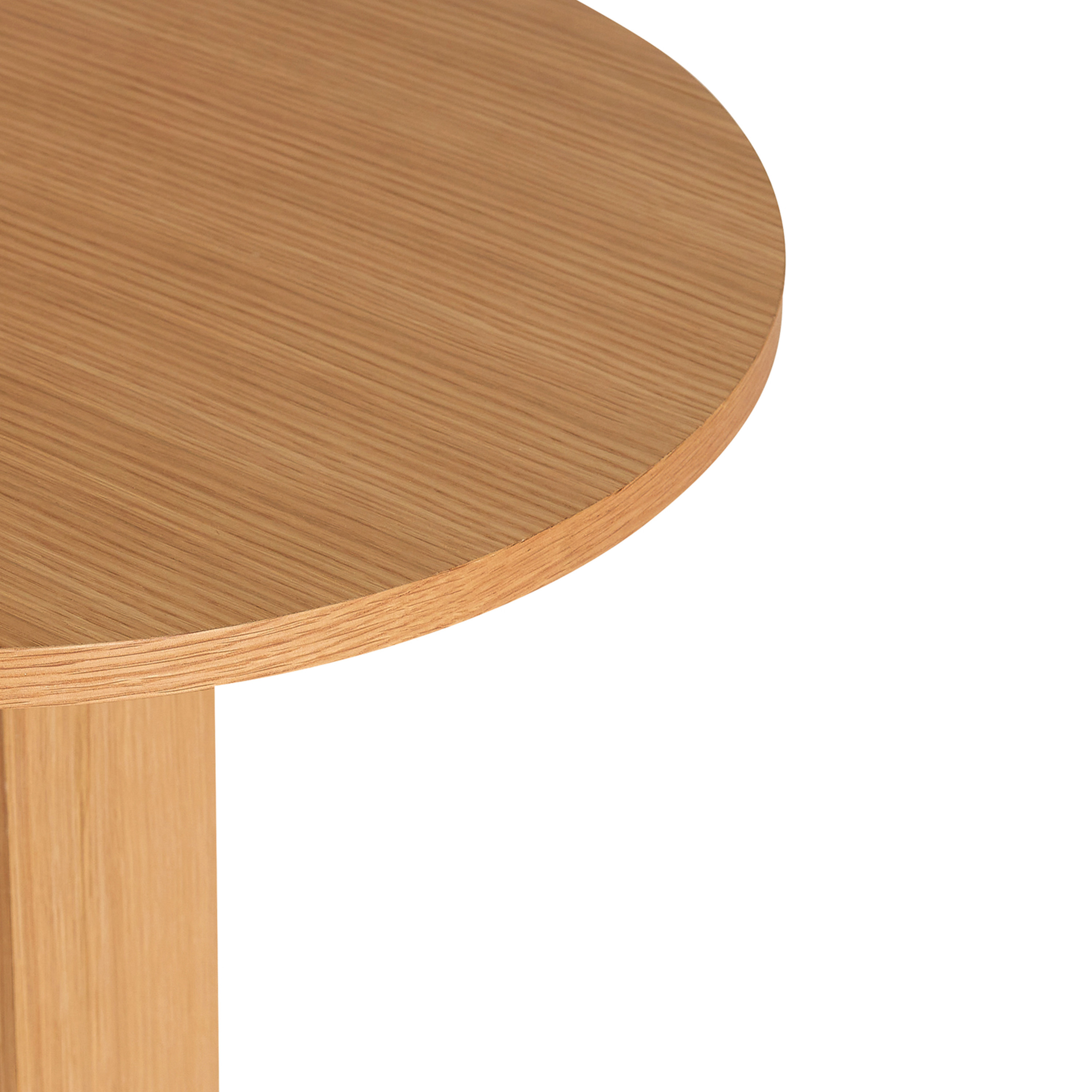 Hübsch Koohi Sidobord Natural Ø45