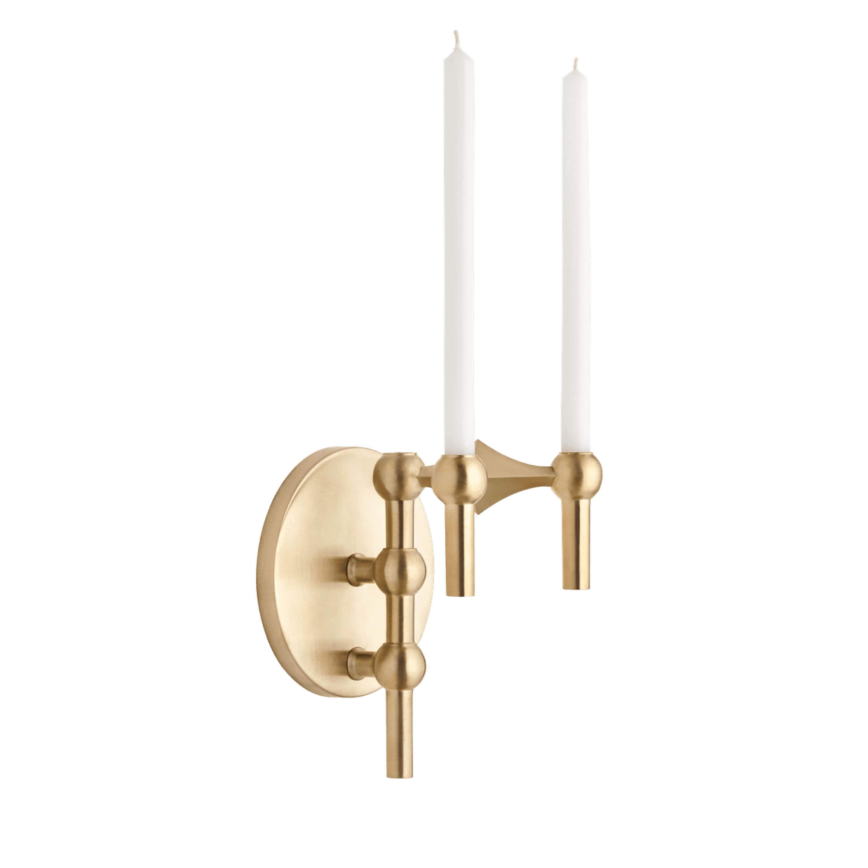 Stoff STOFF Nagel Väggljusstake Brushed Brass