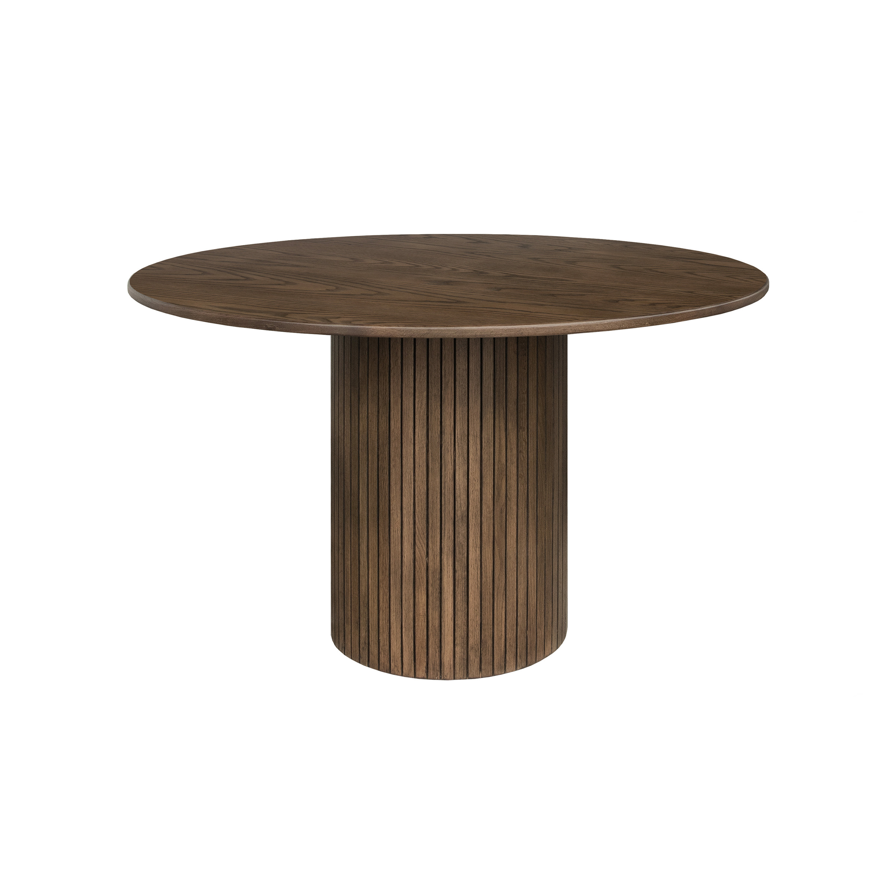 Adele Ruokapöytä Ruskeaksi Tahrattu Ø120