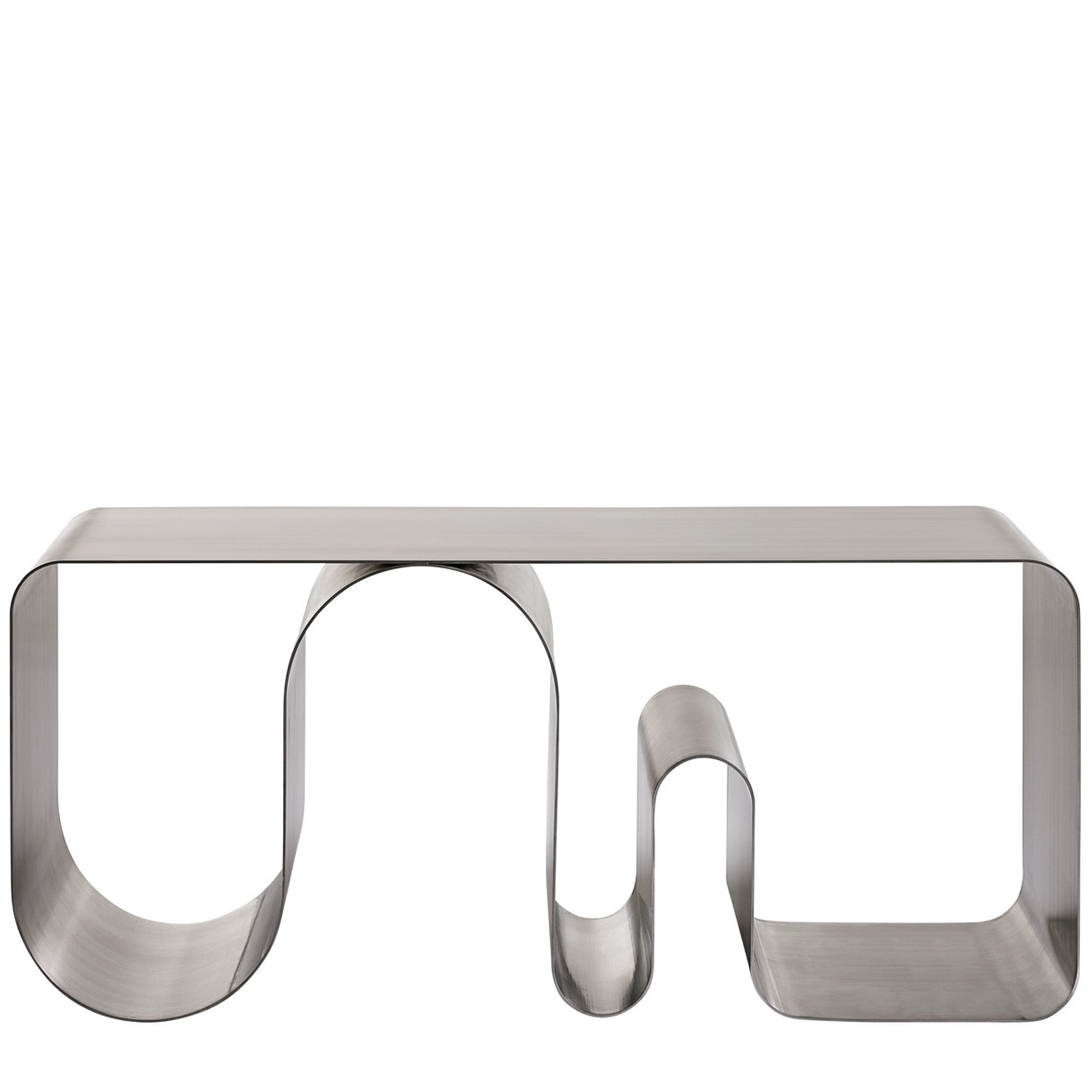 AYTM Curva Solid Bänk Silver 100cm