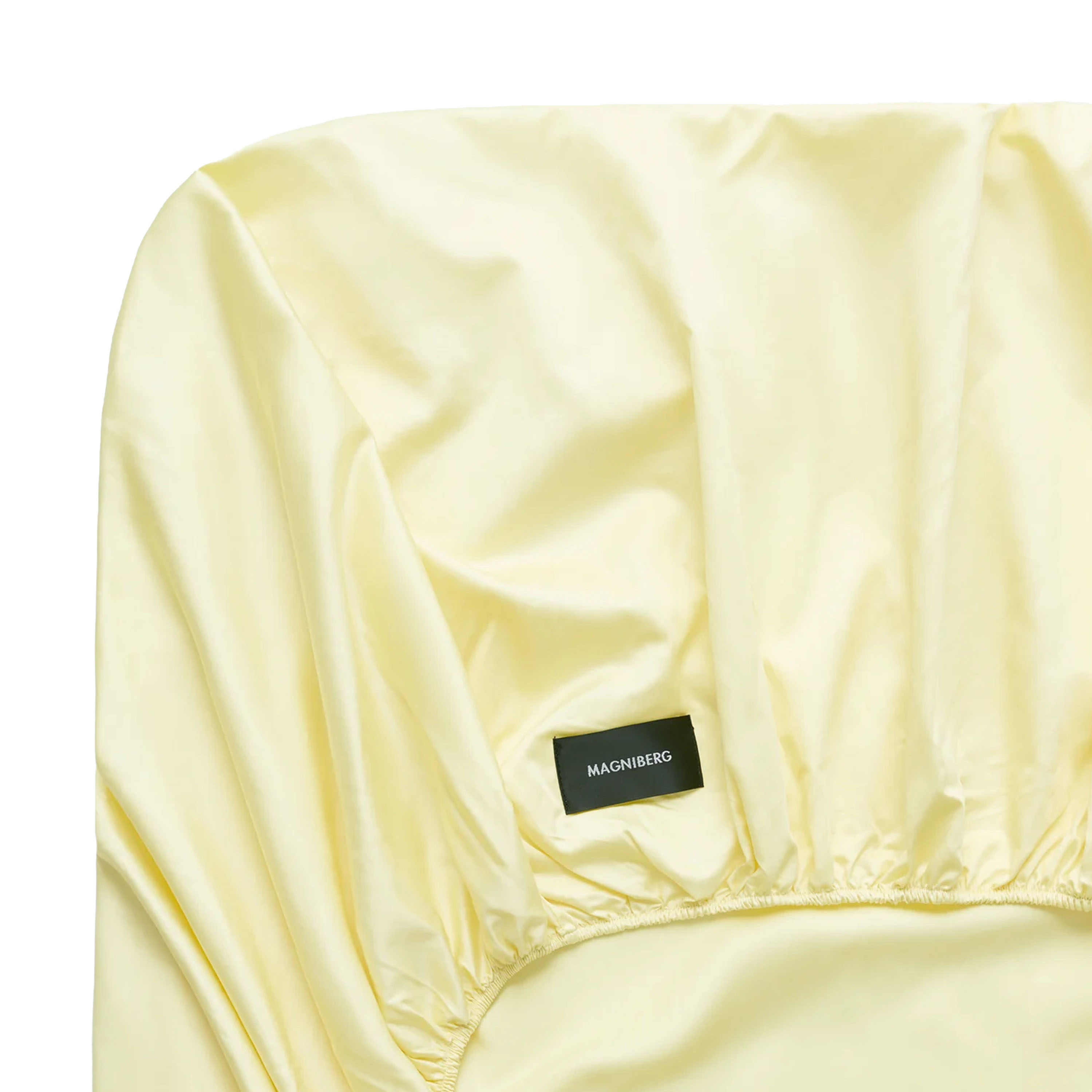 Magniberg Mother Sateen Formsydd Laken Lemonade 180x200