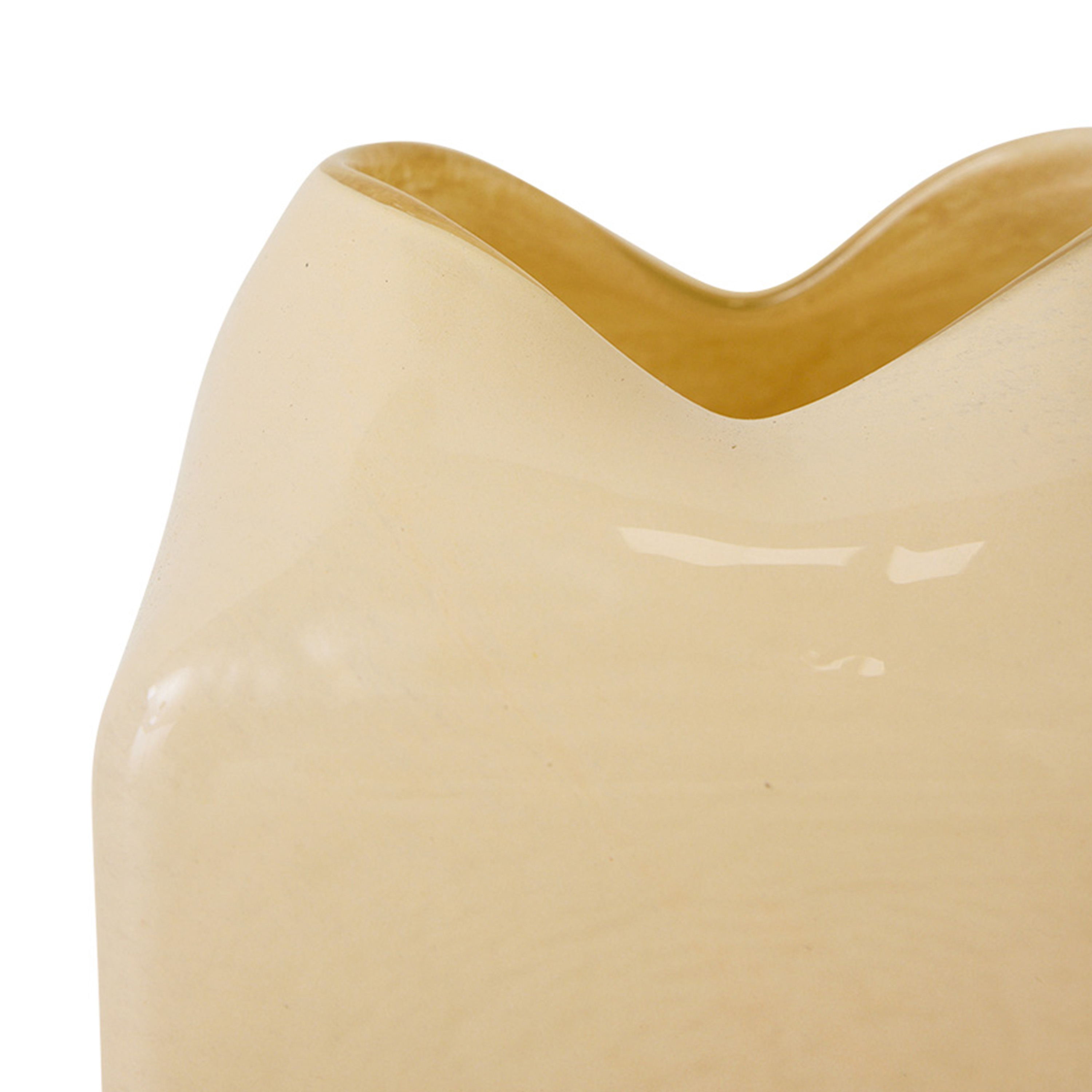 HKliving Forma Vase Cream