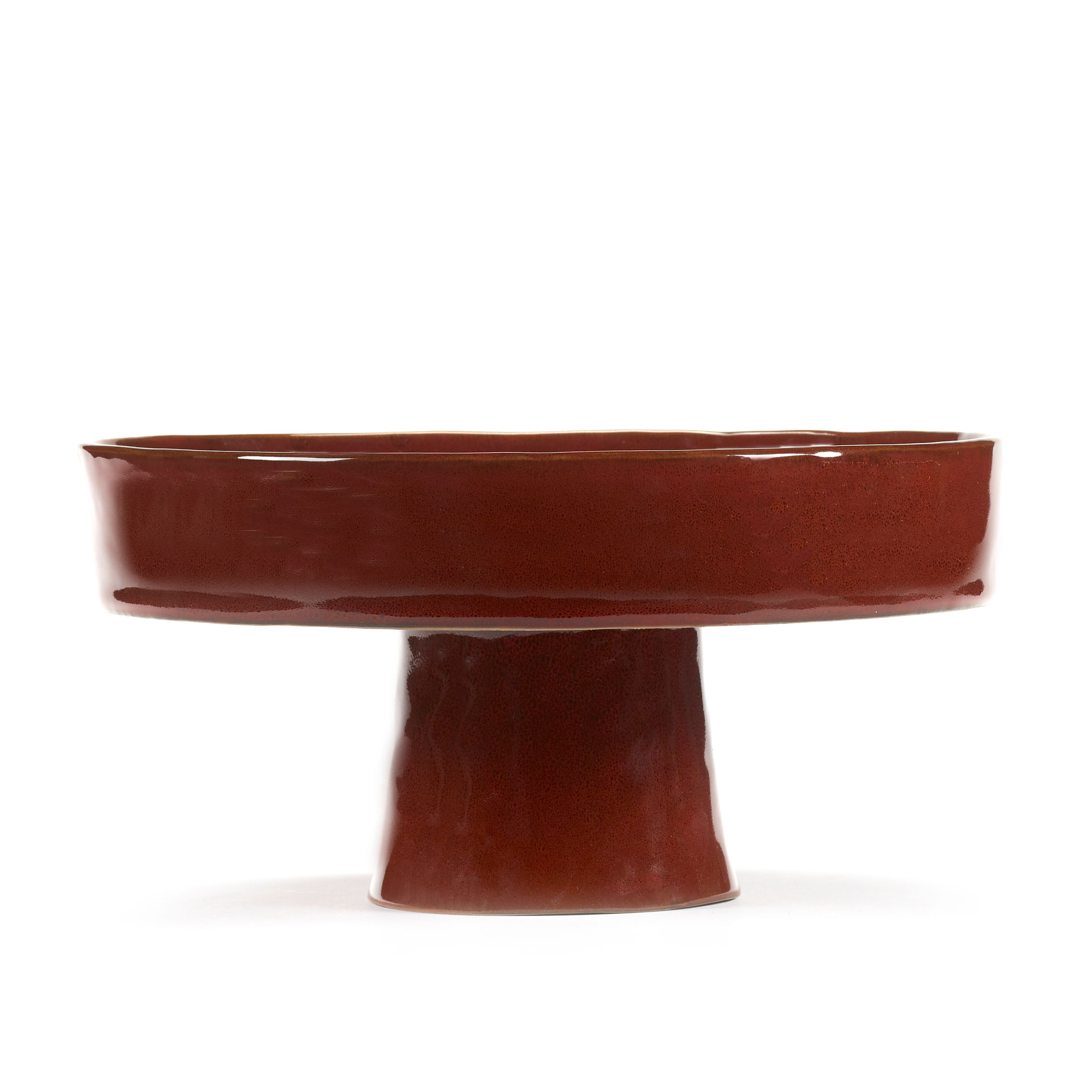 Serax La Mère Serveringsfat på Fot Venetian Red Ø25