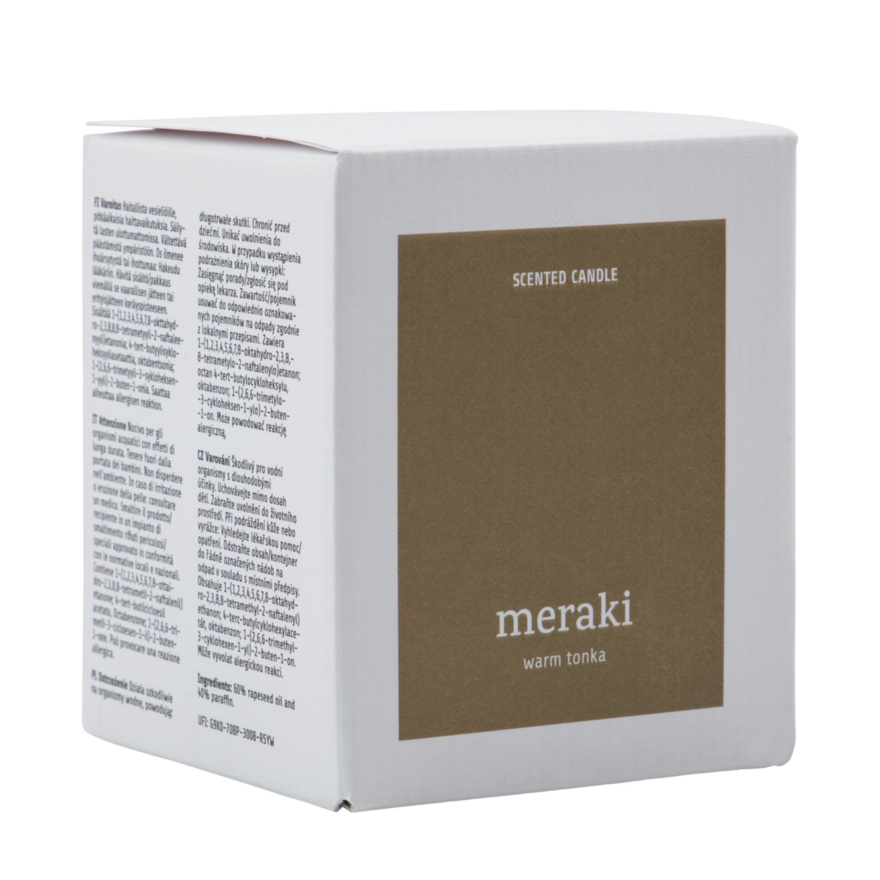 Meraki Warm Tonka Doftljus Ø8