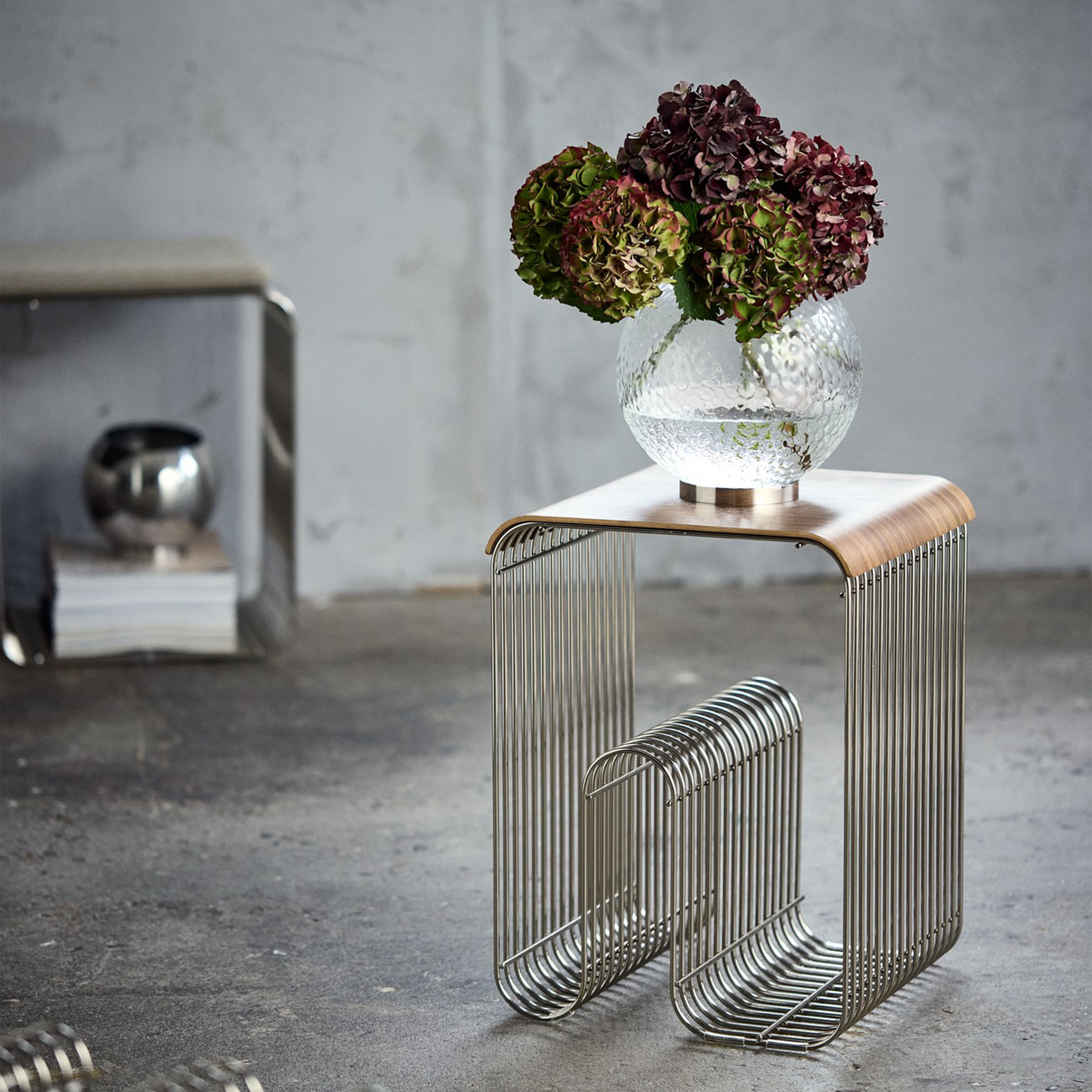 AYTM Globe Bubbles Vase Klar Ø21