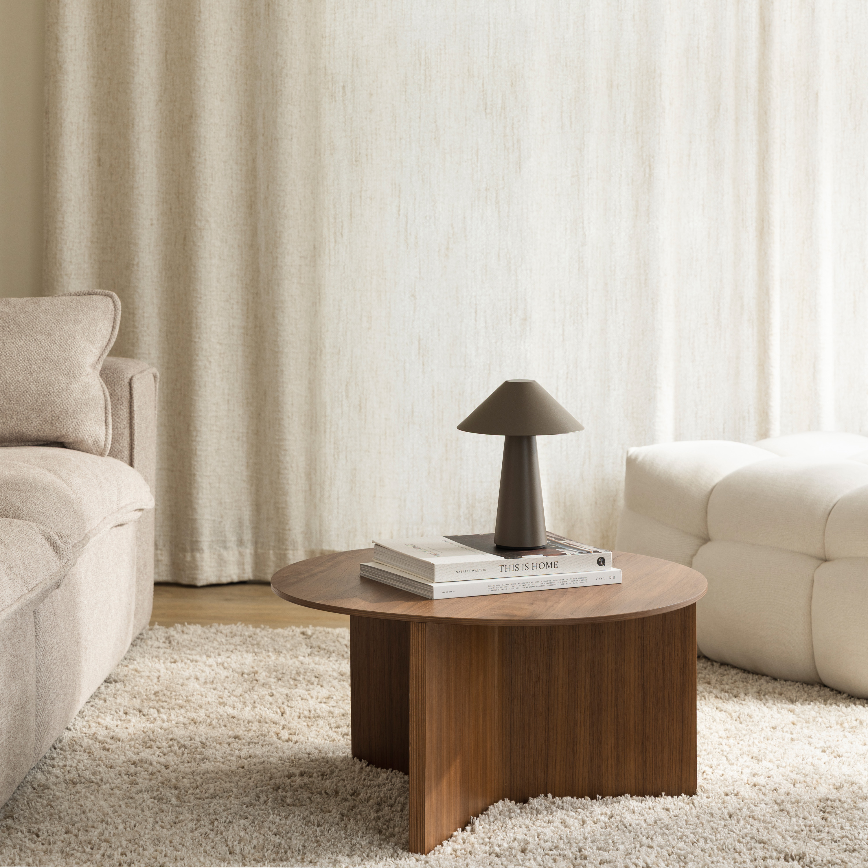 Globen Lighting Cannes Kannettava Pöytävalaisin Ruskea 26cm