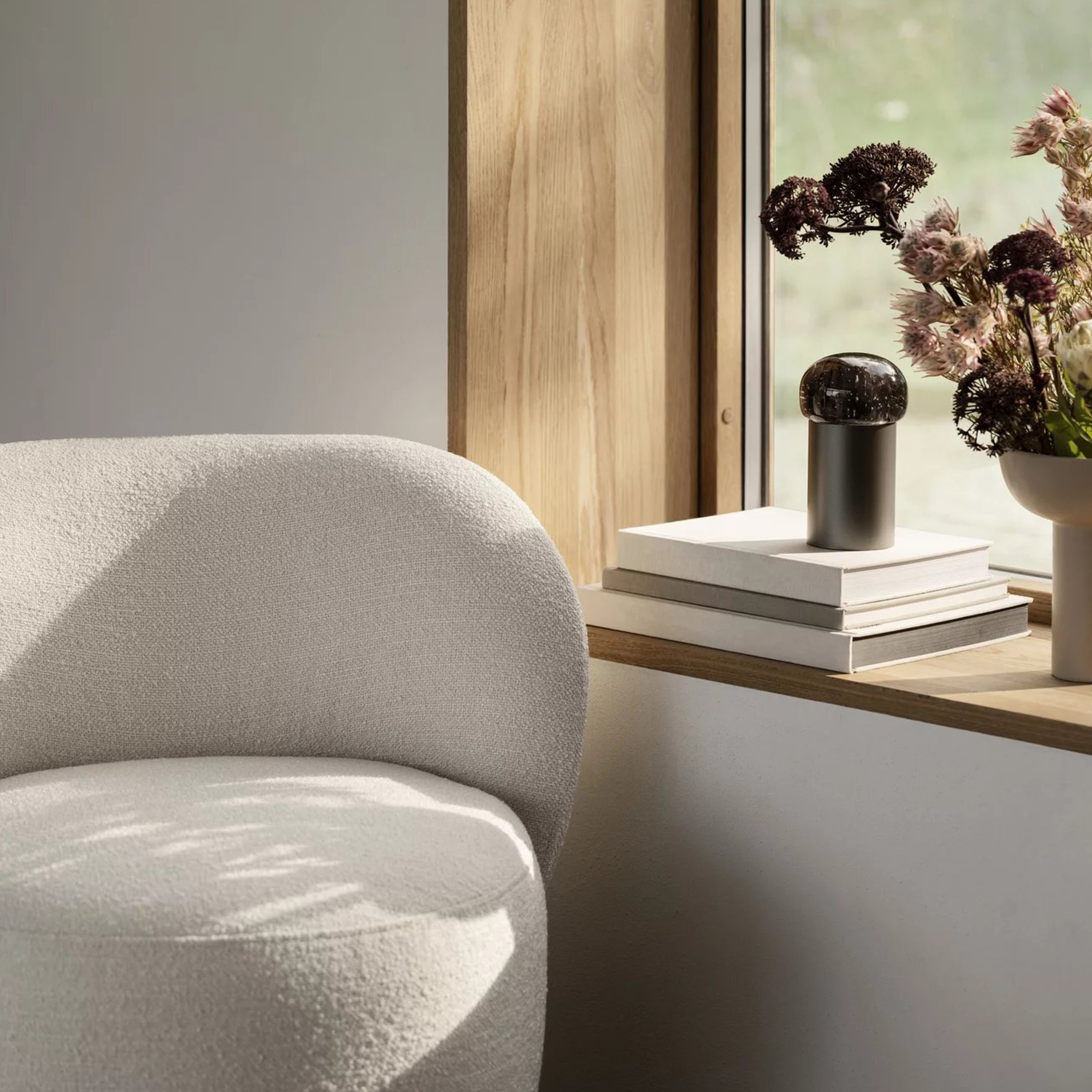 Blomus Kuon Loungestol Boucla Beige