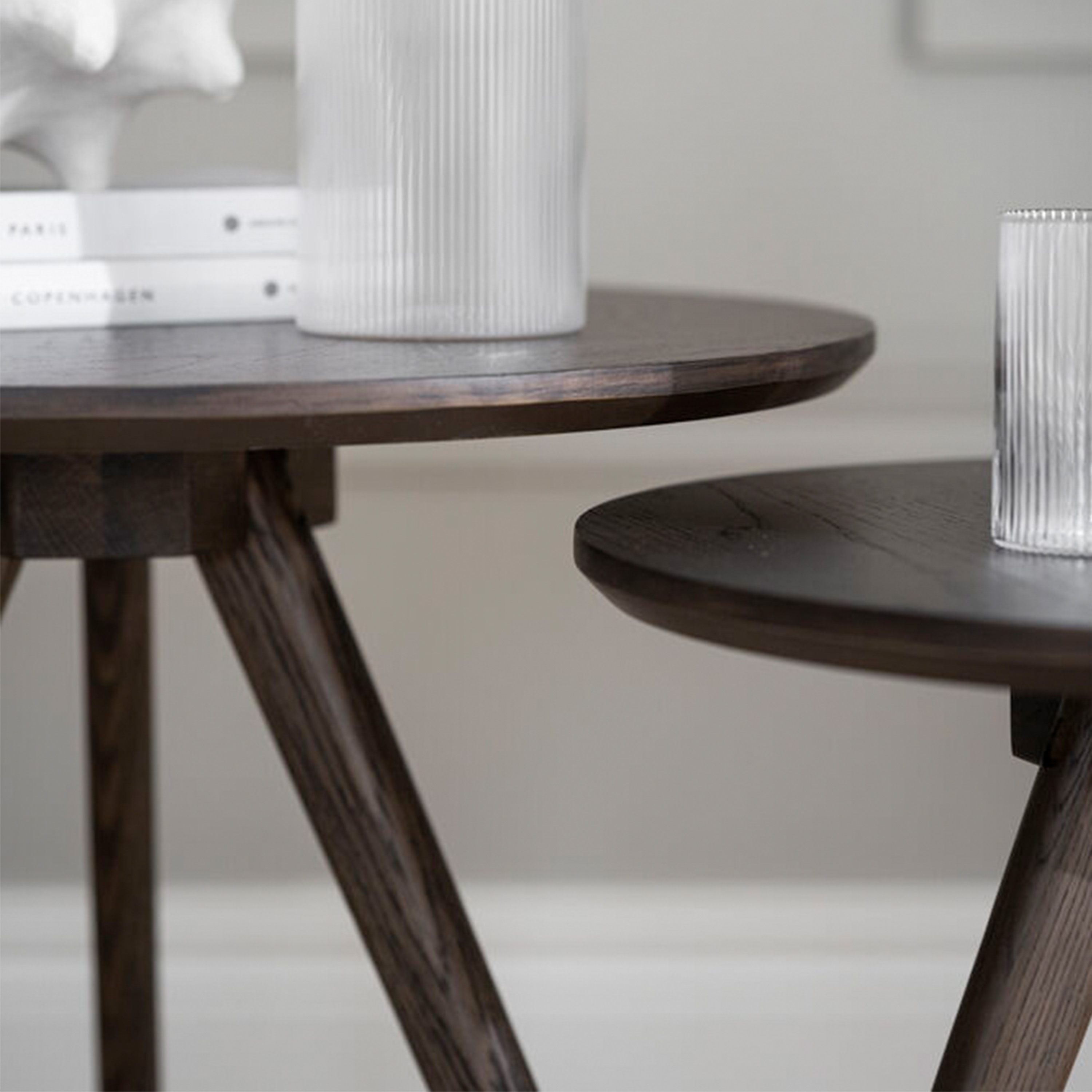 Rowico Home Yumi Beistelltisch Braun 2er-Pack