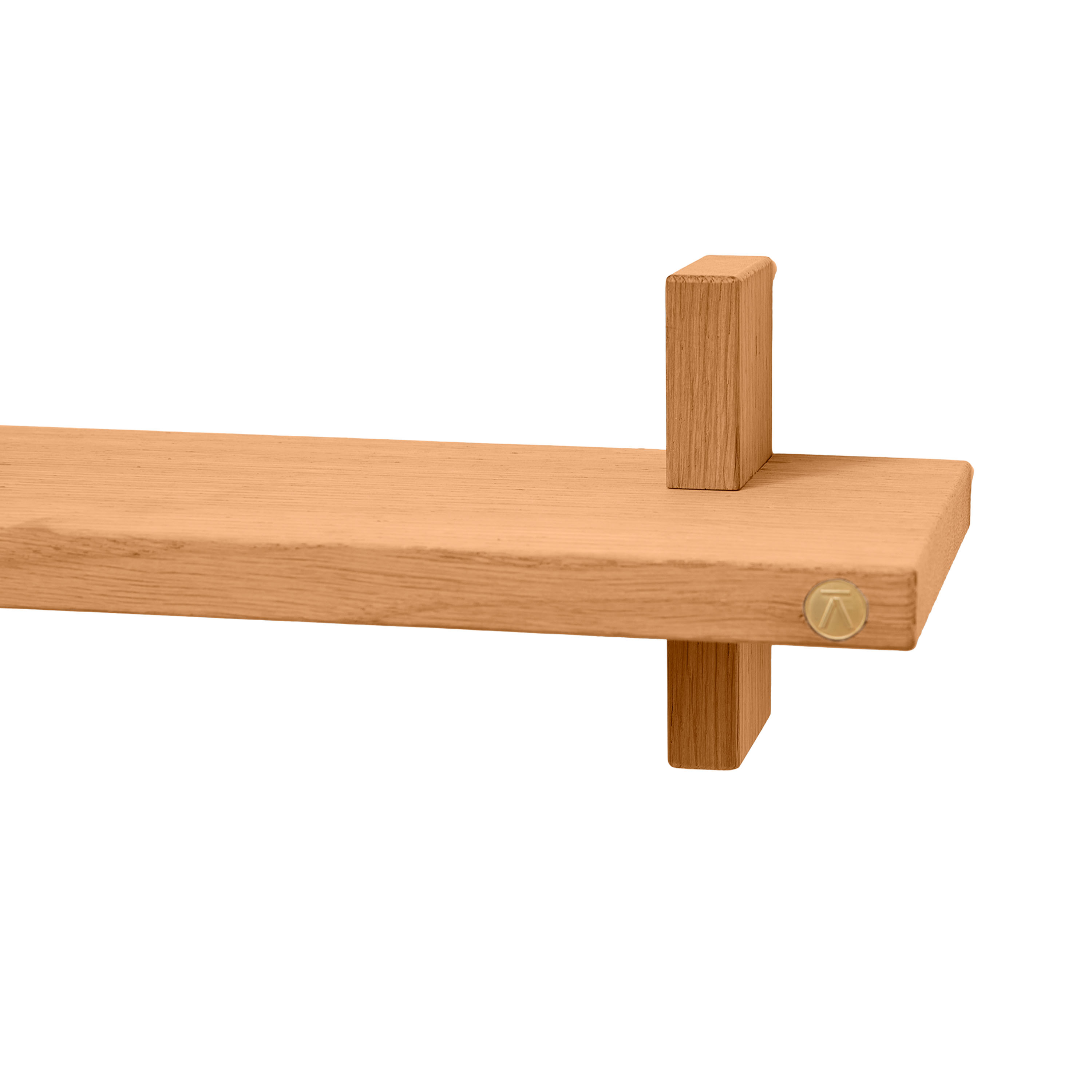 Andersen Furniture Treat Single Vägghylla Oljad Ek Large