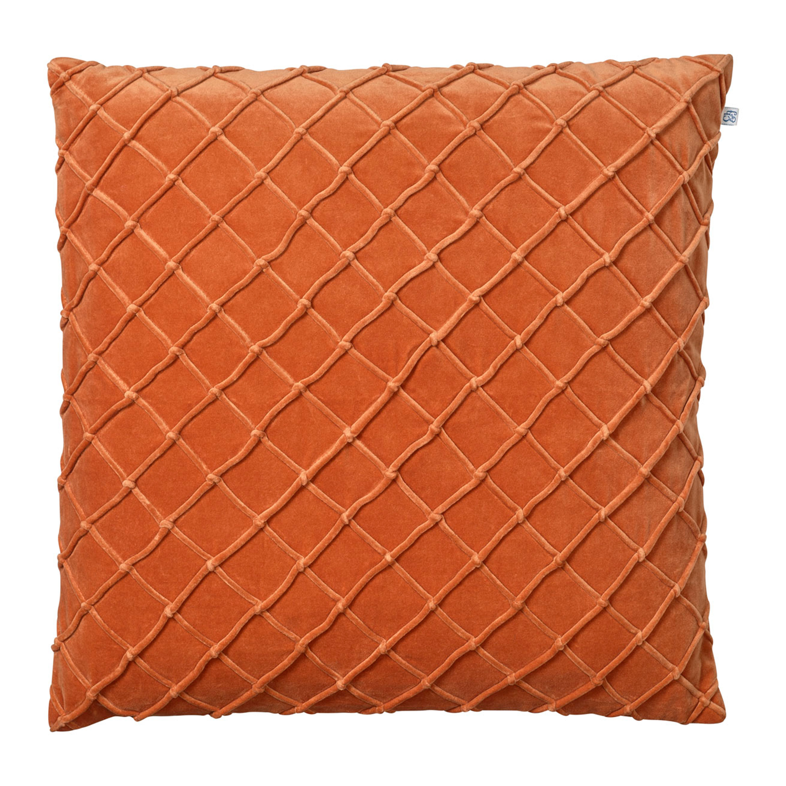 Deva Kuddfodral Sammet Orange 50x50