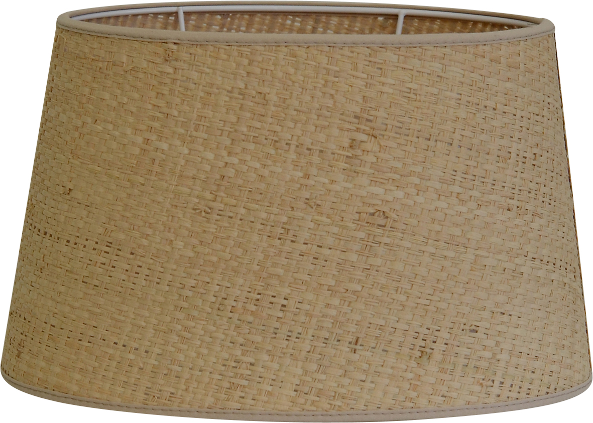 Bali Lampskärm Natur Oval Ø20