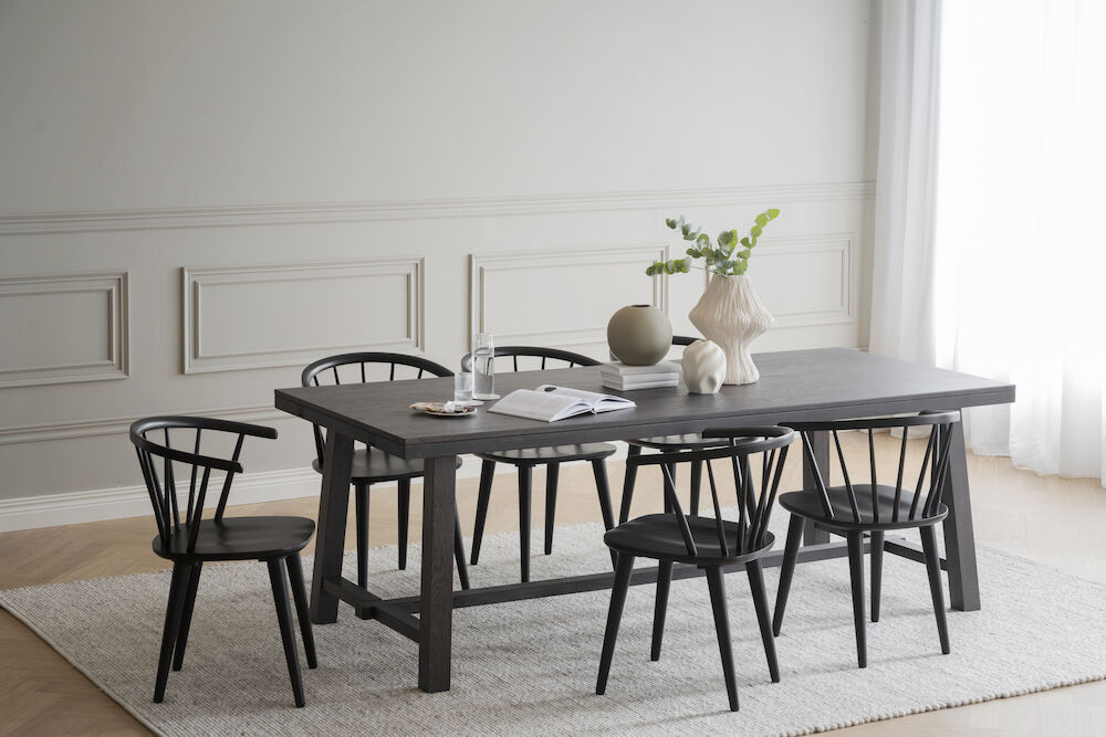 Rowico Home Carmen Matstol Svart