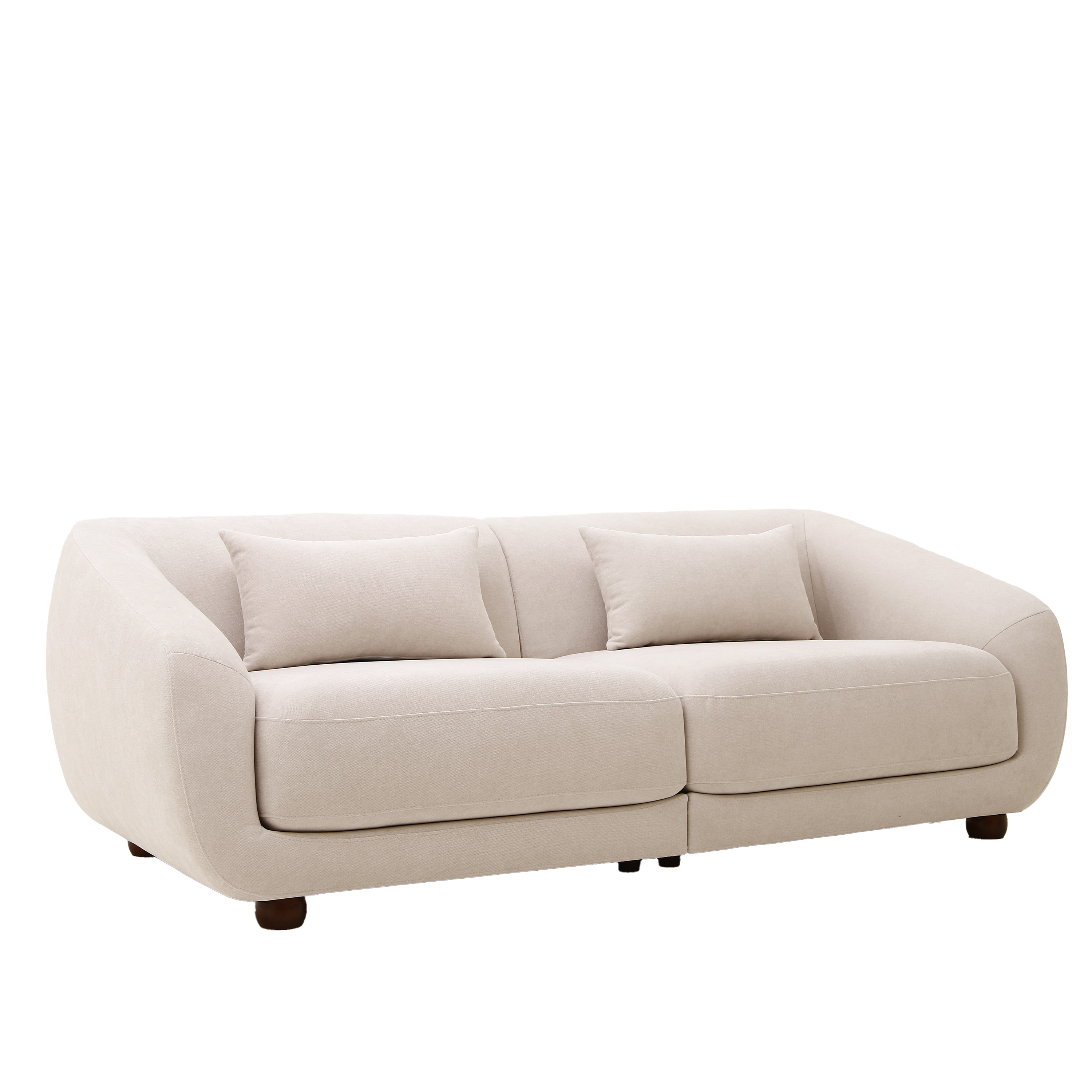 Sleepo Collection Alba 2-Sitzer-Sofa Beige 218cm