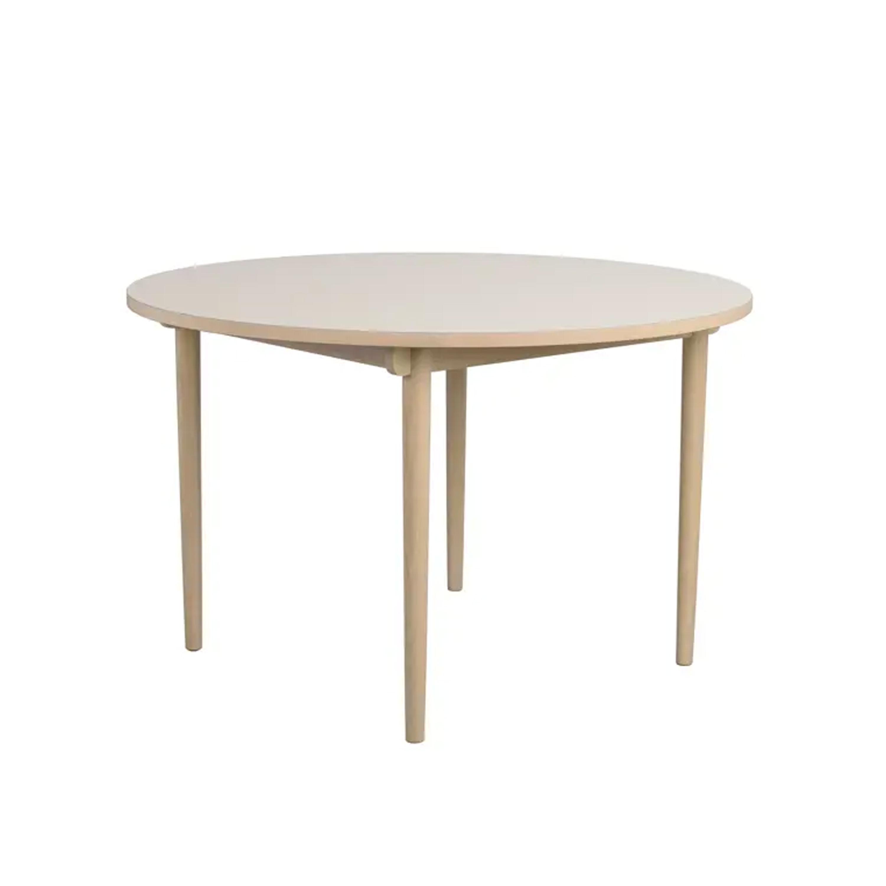 Rowico Home Fairmount Matbord Runt Beige/Vitpigmenterad Ek Ø120