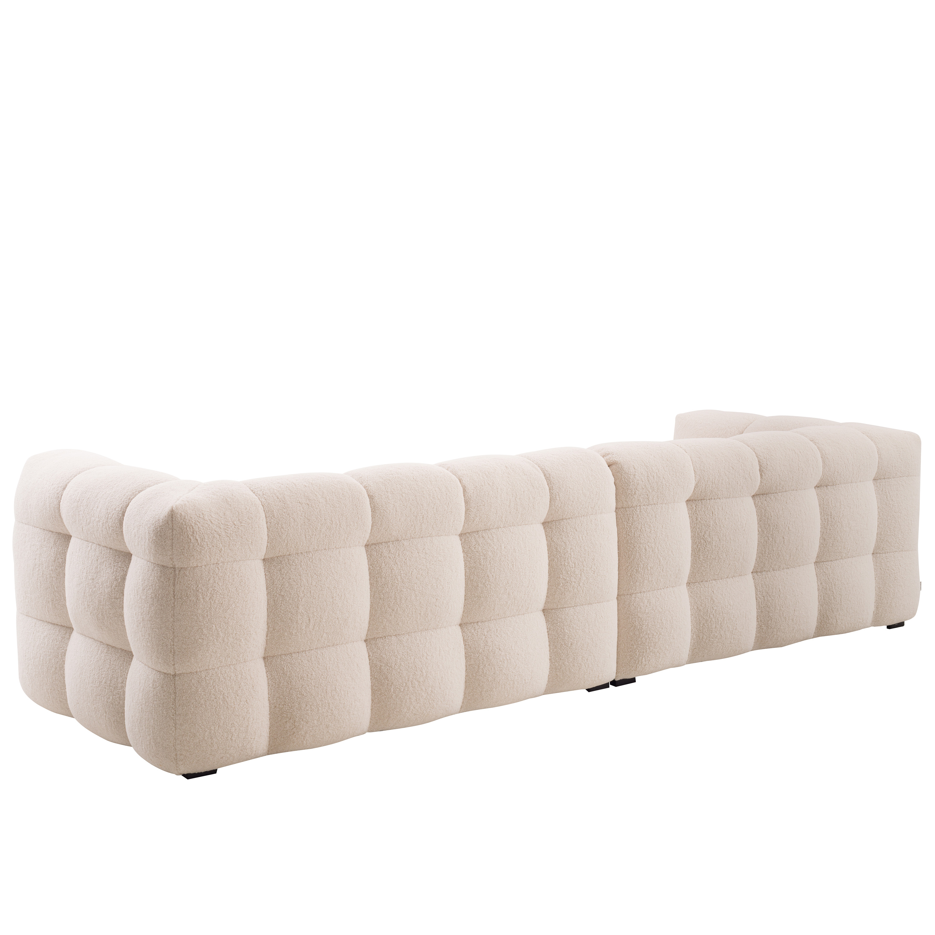 Sleepo Collection Billie 4-sits Soffa Creme Teddy