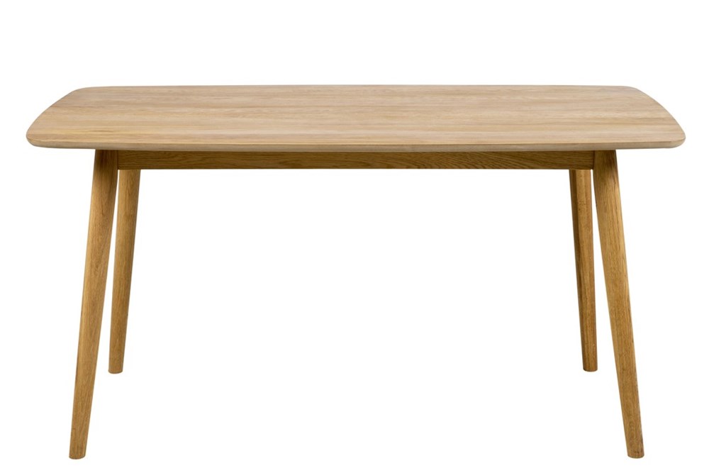 Nordic Home - Parker Ruokapöytä Luonnollinen 150 x 80 cm Beige - MDF, Ek - Ruokapöydät