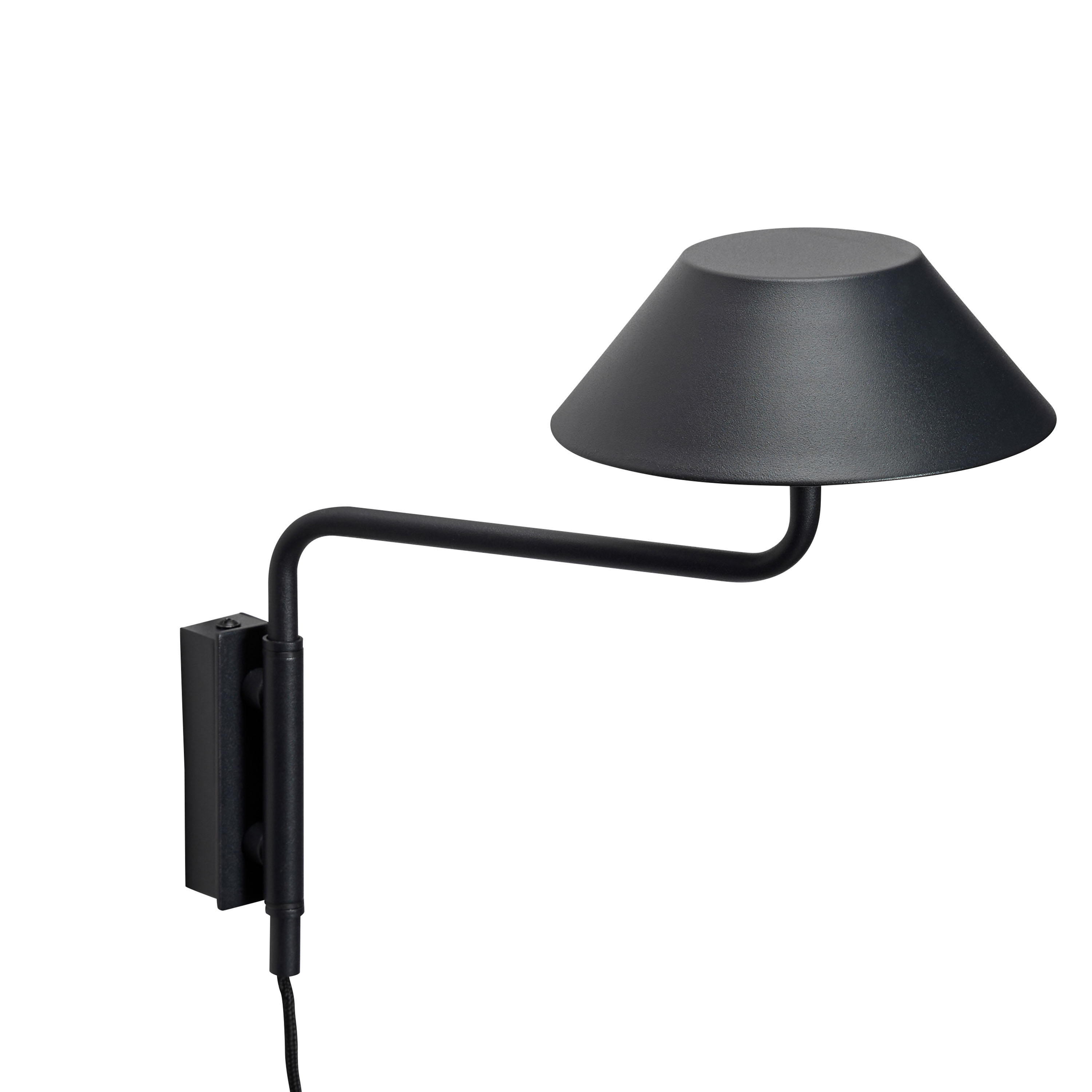 Hübsch Cover Vegglampe Black