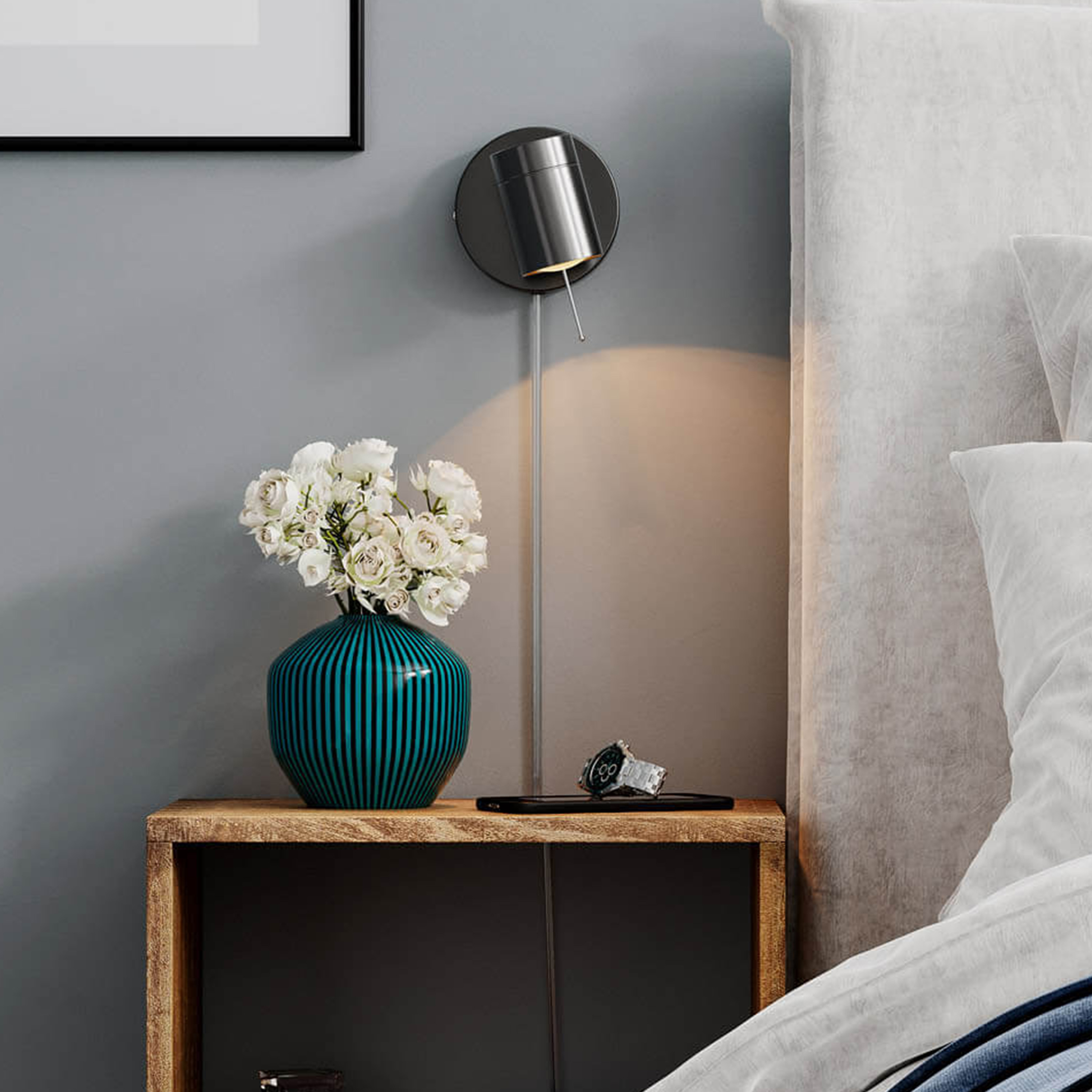 By Rydéns Correct Vägglampa Matt Svart 13cm