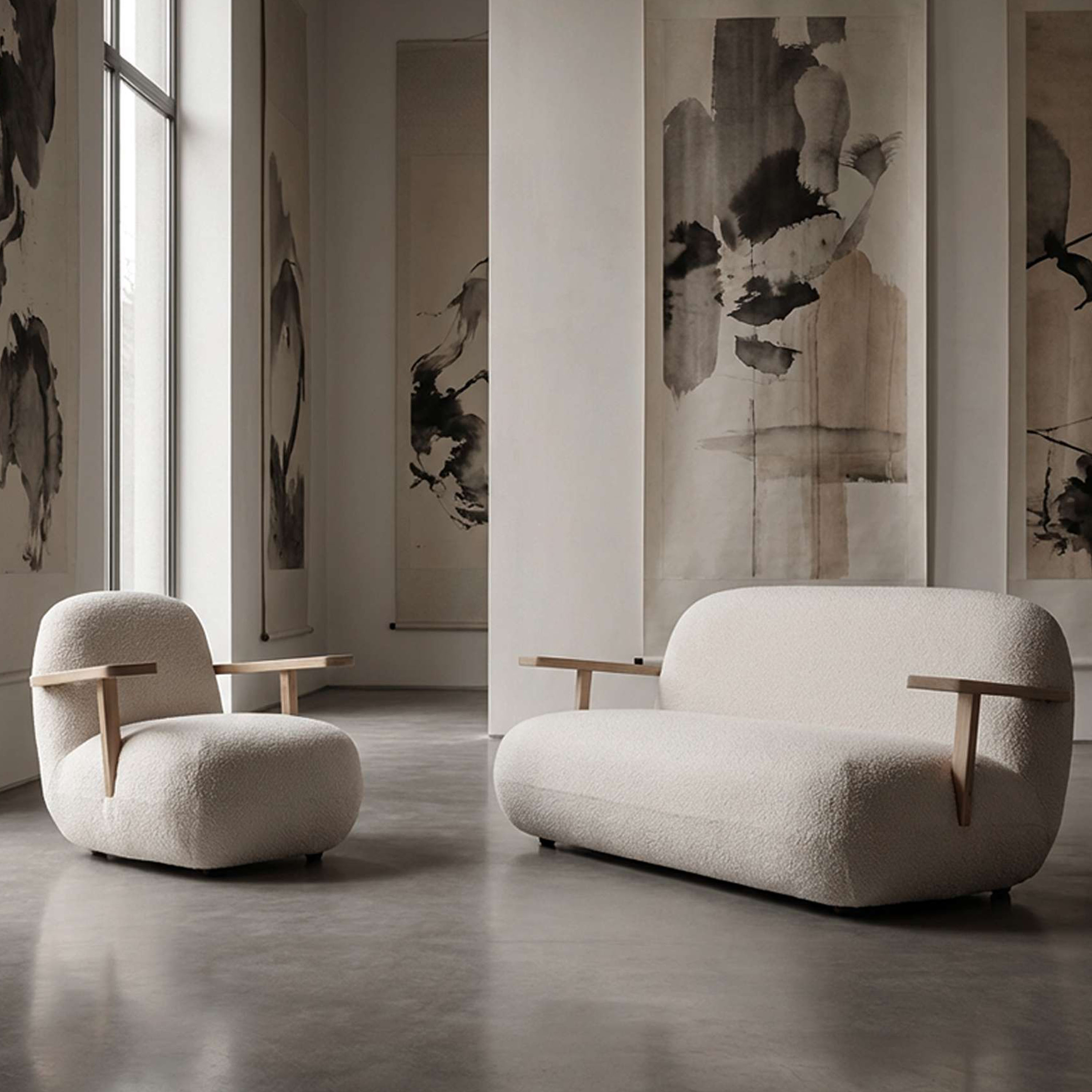 101 Copenhagen Toe Soffa Natural Oak/Off White