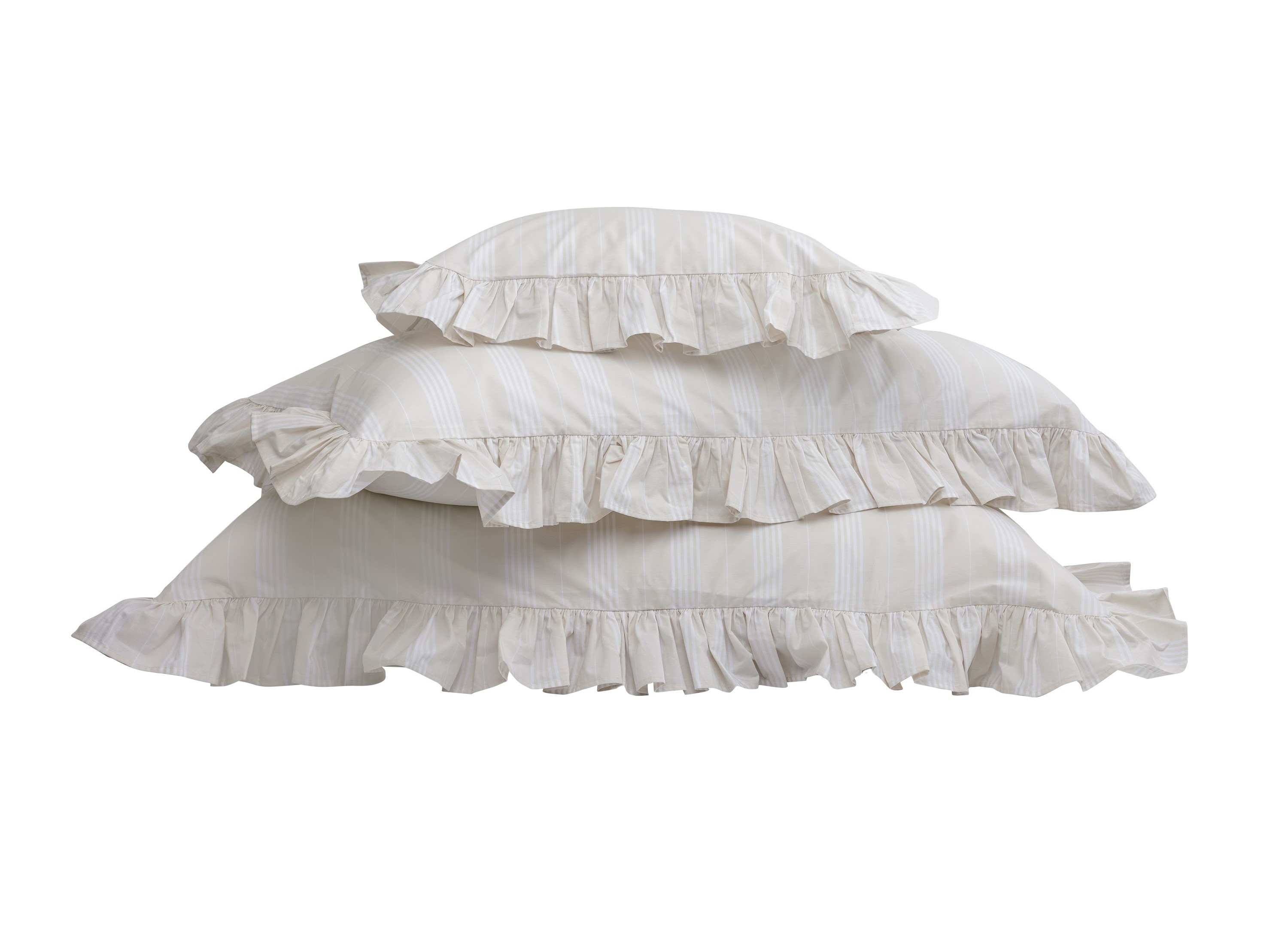 Mille Notti Camicia Balza Kissenbezug Beige 50x90