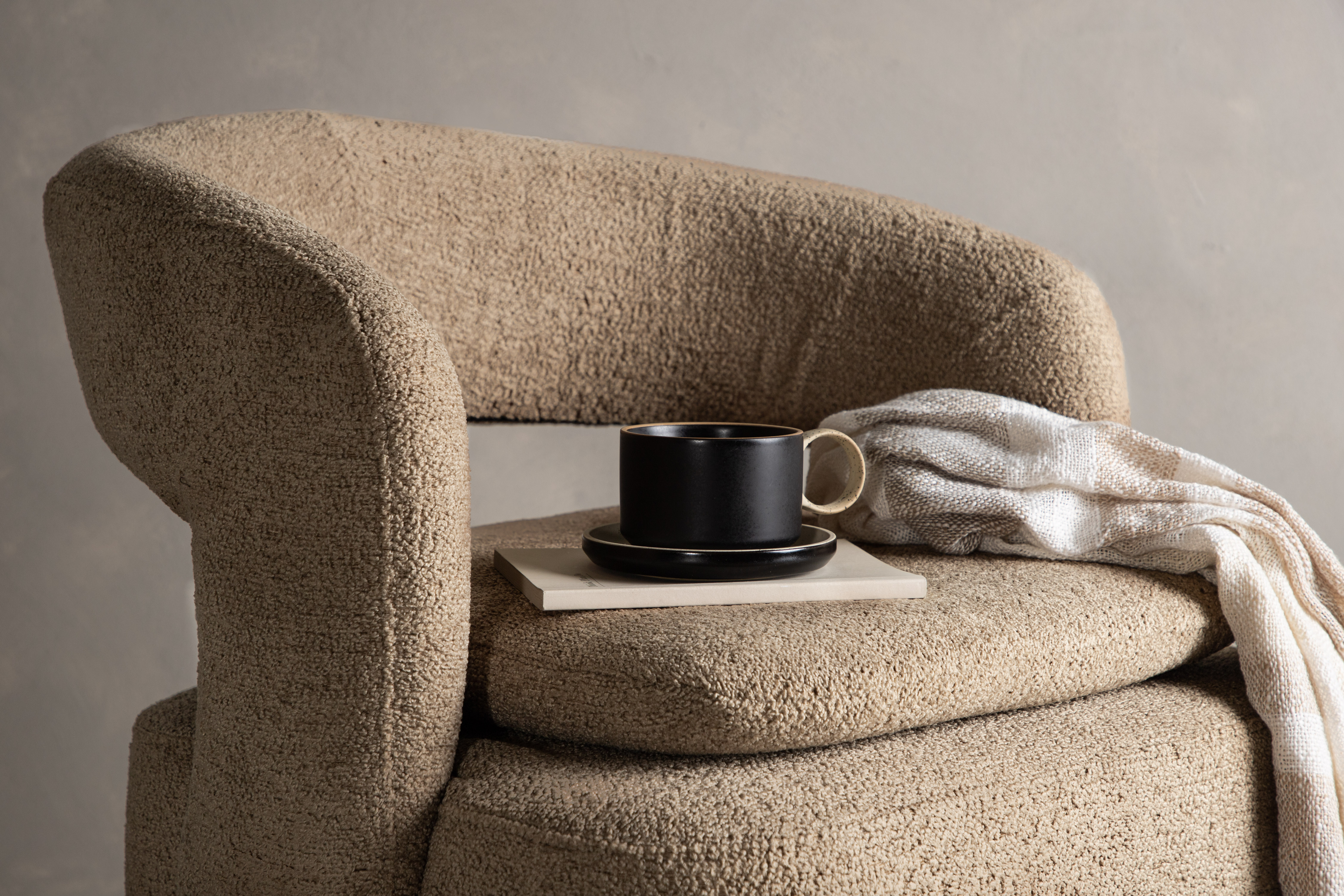 Venture Home Svea Fåtölj Beige Boucle