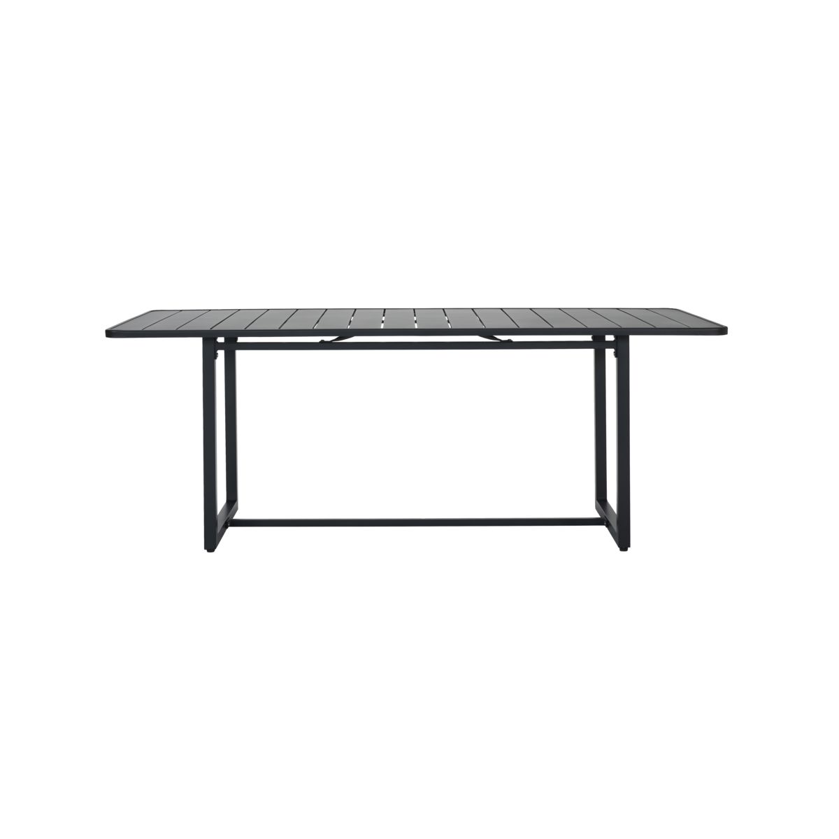 House Doctor - Helo Esstisch Schwarz 200cm - Gartentisch