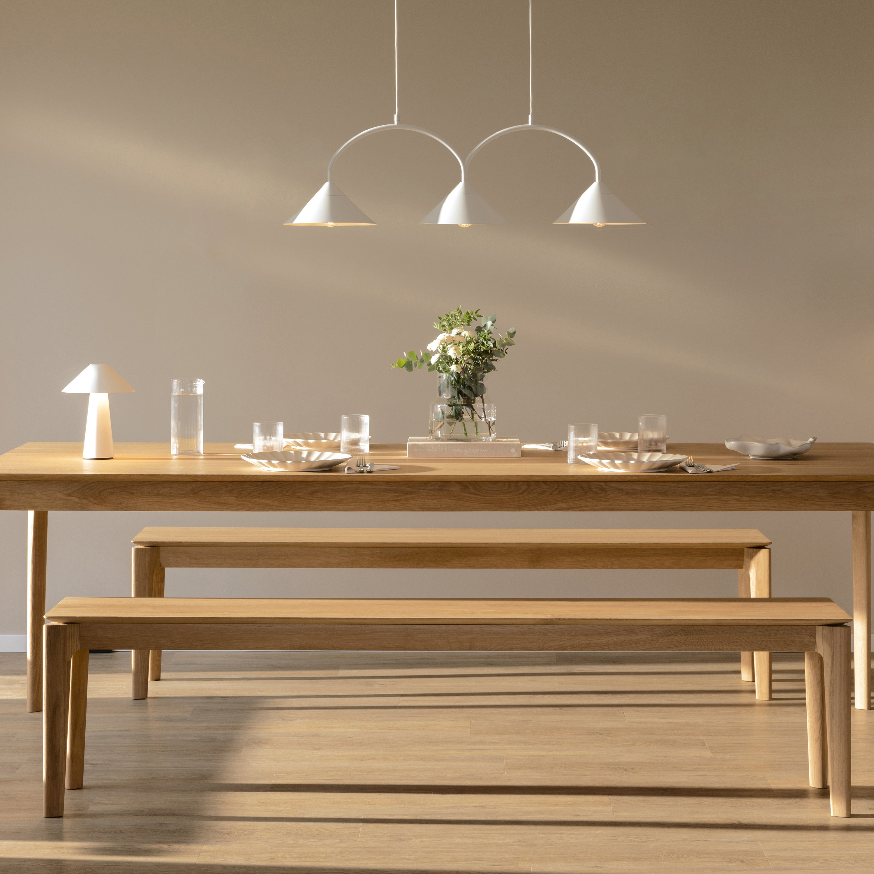 Globen Lighting Curve Taklampe 3 Hvit