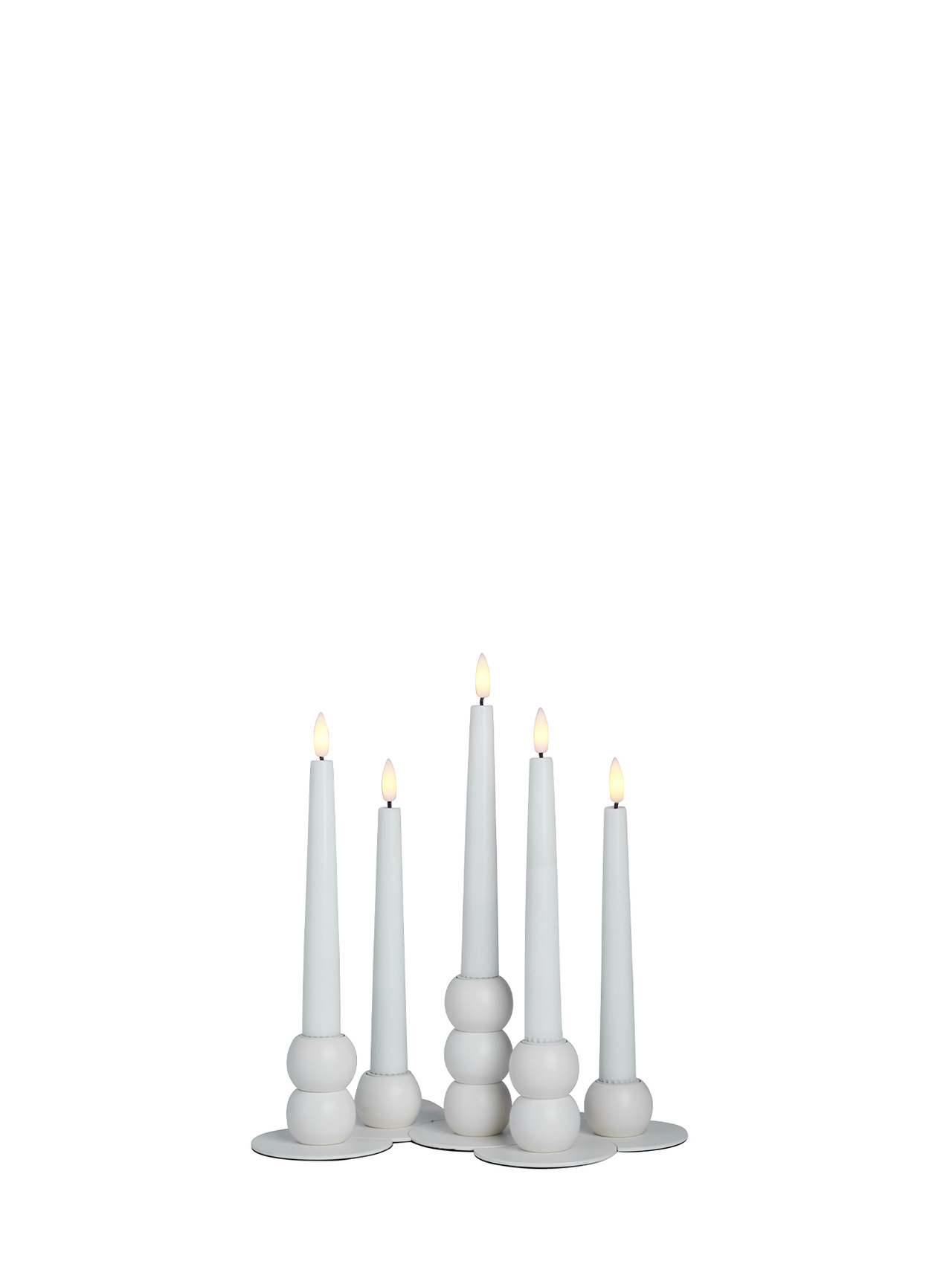 Watt & Veke - Lykke LED Ljusstake White - Vit
